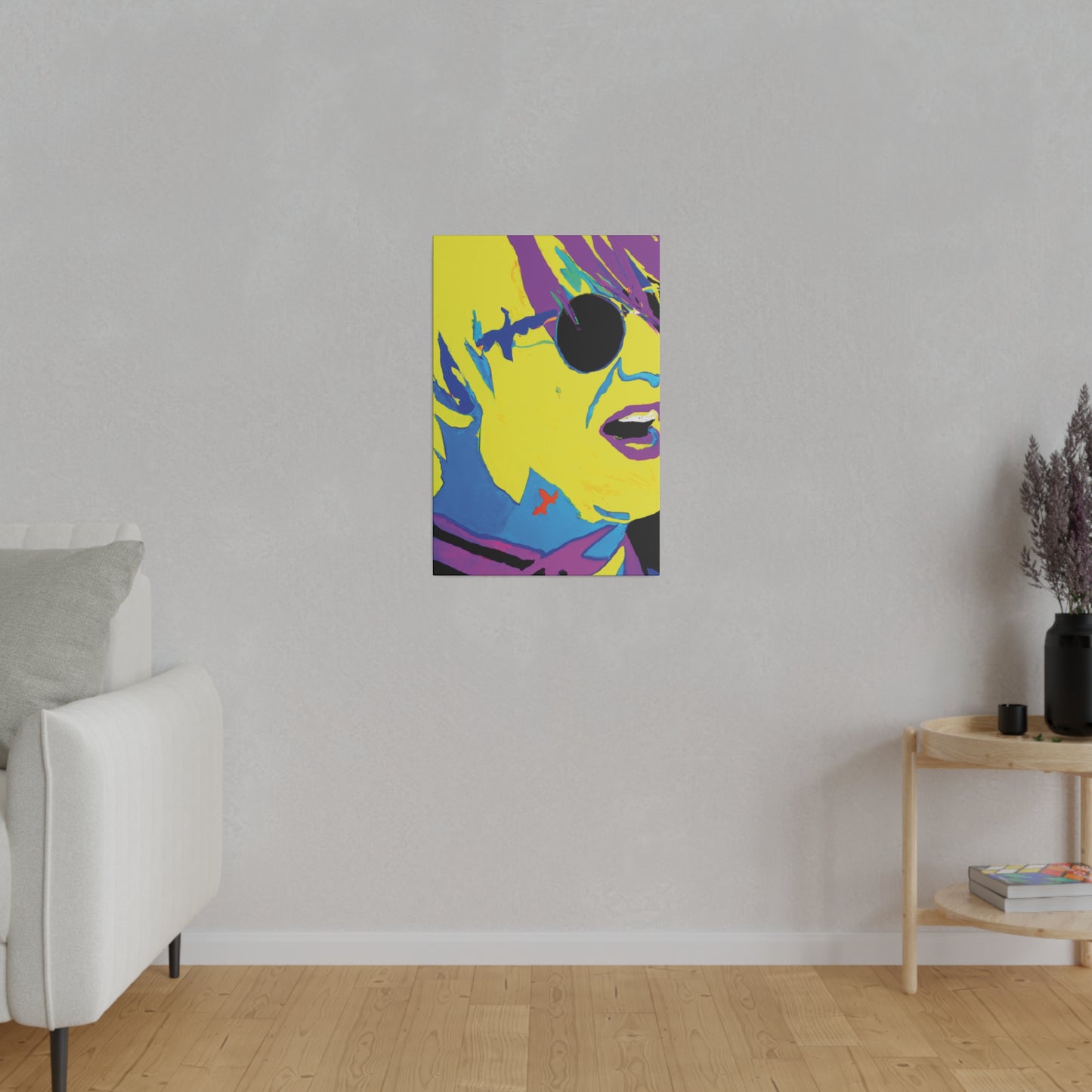 8129K - Rockstar Painting Print | Face | Abstract | Poster | Home Decor | Wall Art | Music Art | Canvas