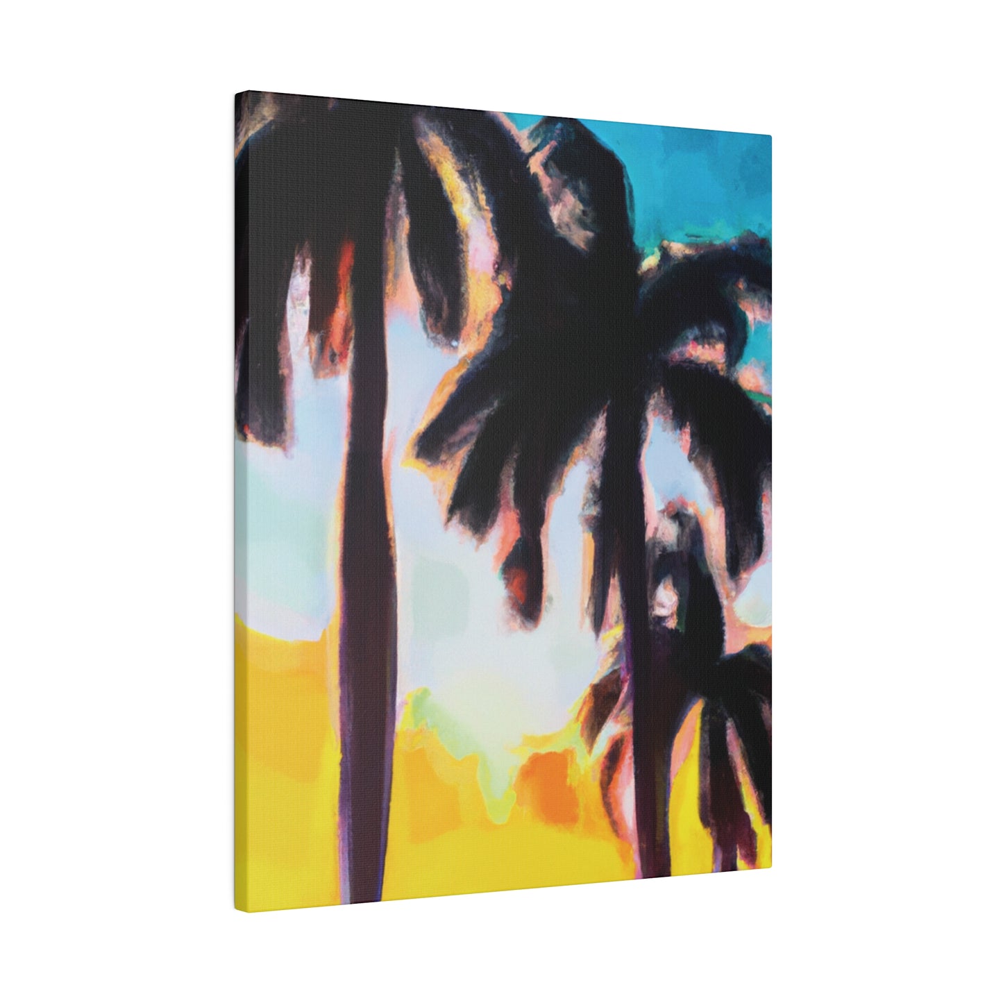 5485W - Miami Beach Sunset Painting Print | Miami | Beach | Sunset | Poster | Home Decor | Wall Art | Canvas