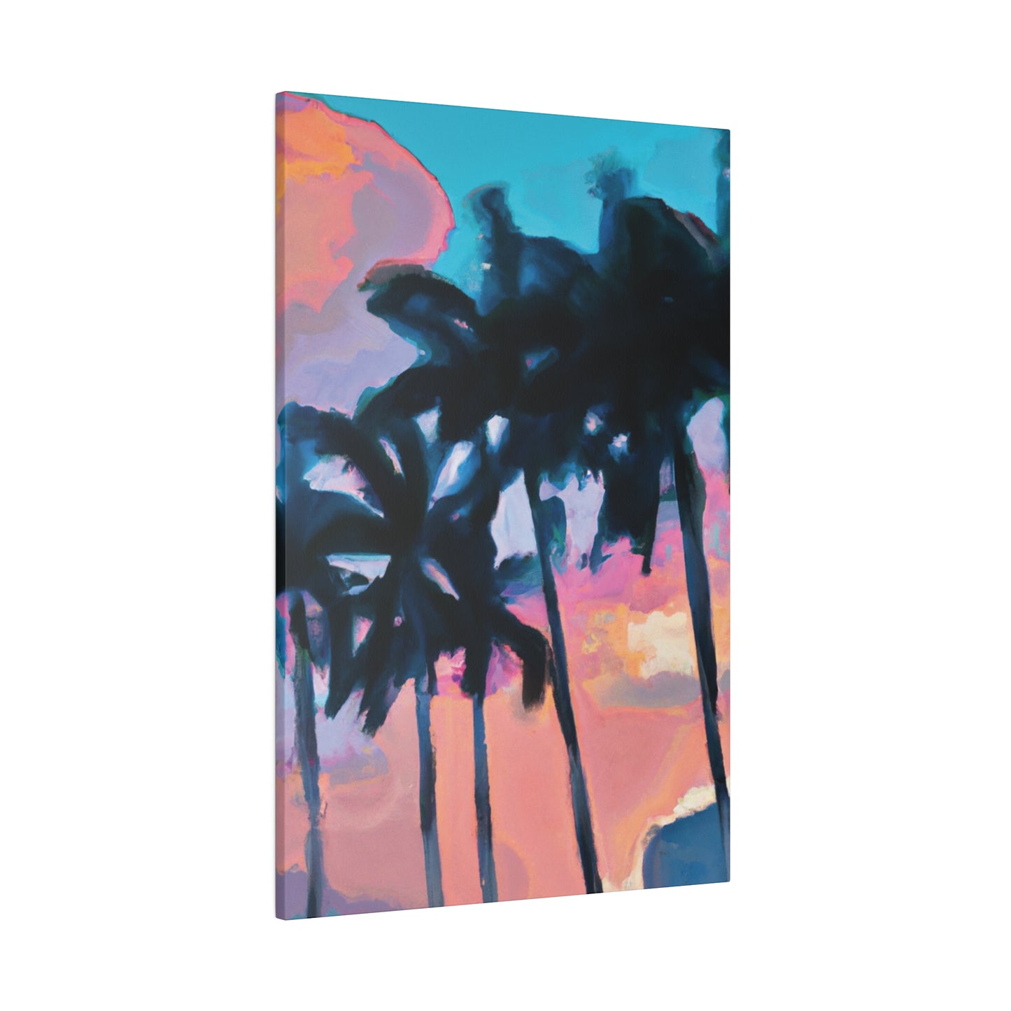 7234X - Miami Beach Sunset Painting Print | Miami | Beach | Sunset | Poster | Home Decor | Wall Art | Canvas