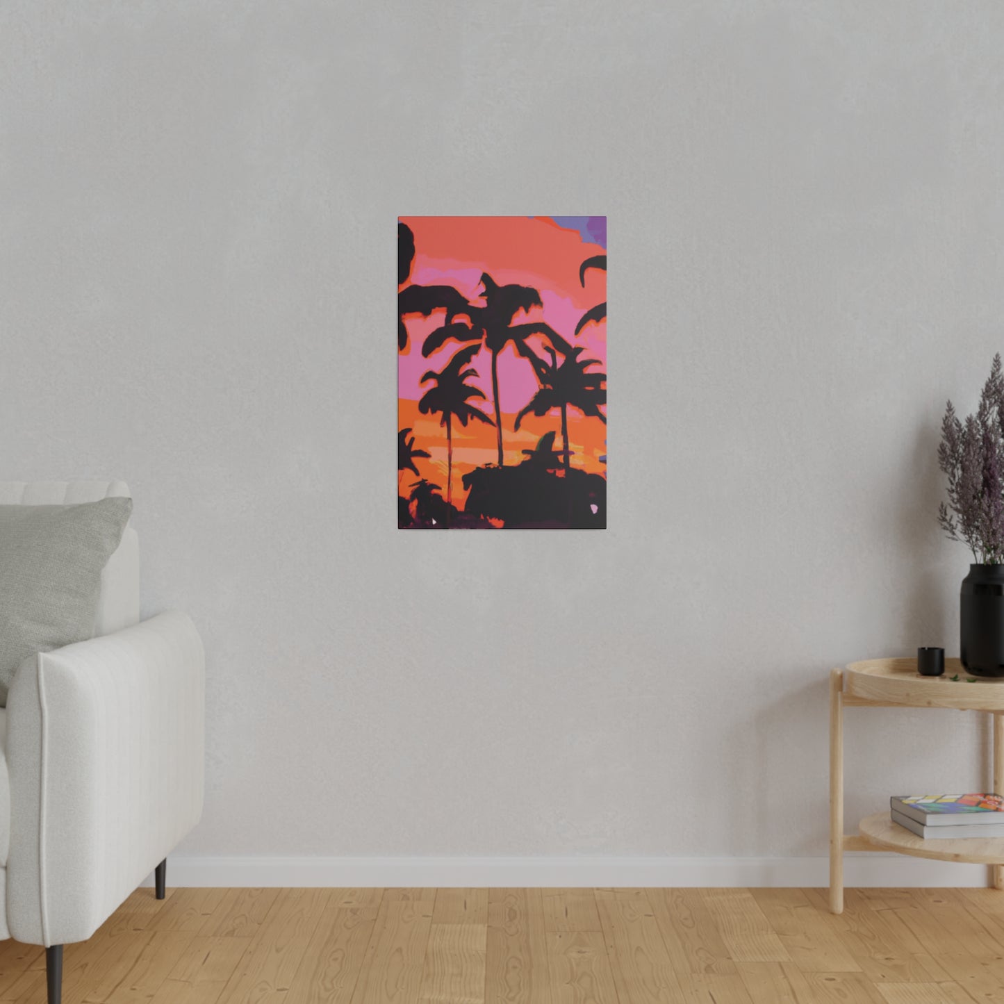 6226X - Miami Beach Sunset Painting Print | Miami | Beach | Sunset | Poster | Home Decor | Wall Art | Canvas