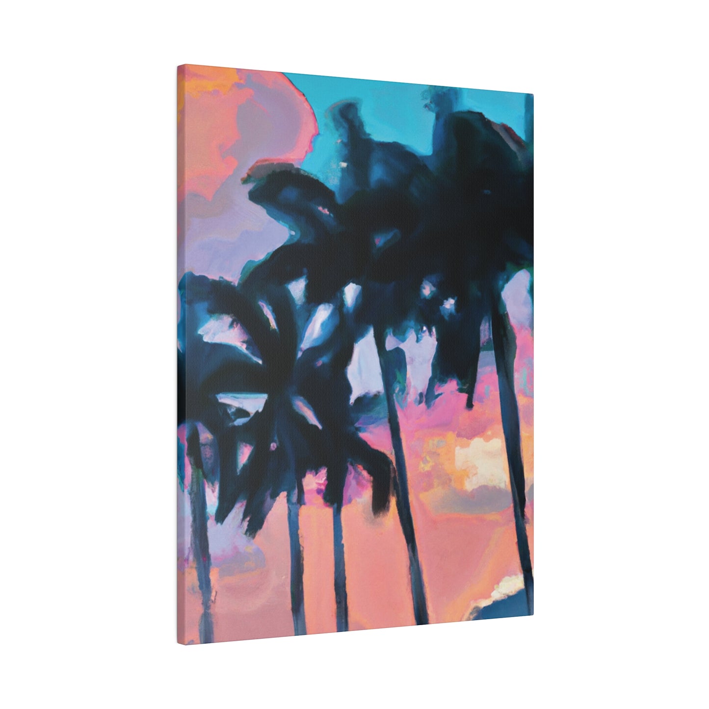 7234X - Miami Beach Sunset Painting Print | Miami | Beach | Sunset | Poster | Home Decor | Wall Art | Canvas