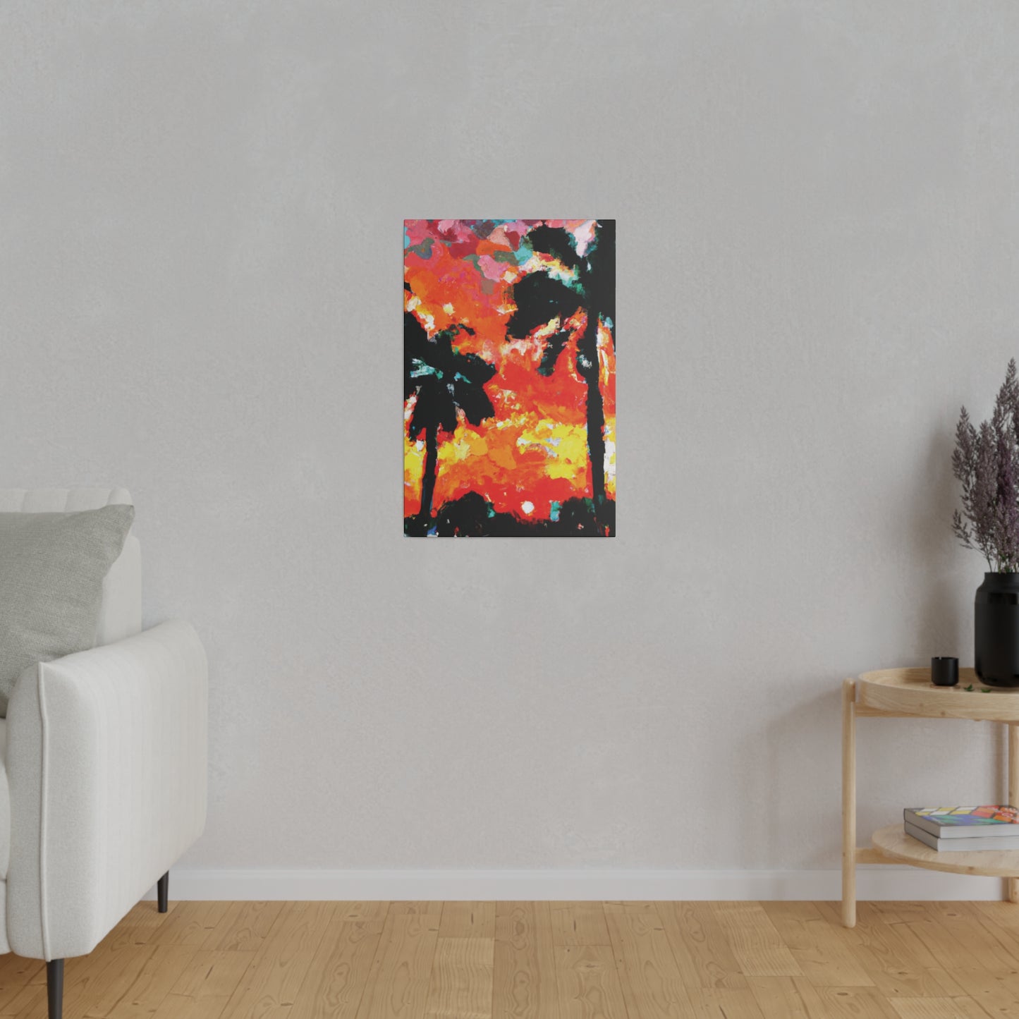 8653O - Miami Beach Sunset Painting Print | Miami | Beach | Sunset | Poster | Home Decor | Wall Art | Canvas