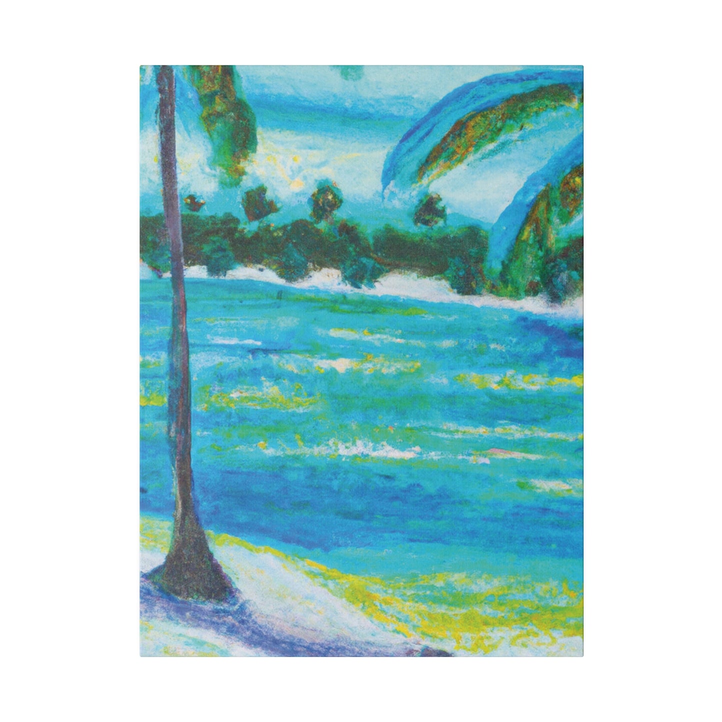 5874R - Bahamas Ocean Painting Print | Bahamas | Ocean | Beach | Poster | Home Decor | Wall Art | Canvas