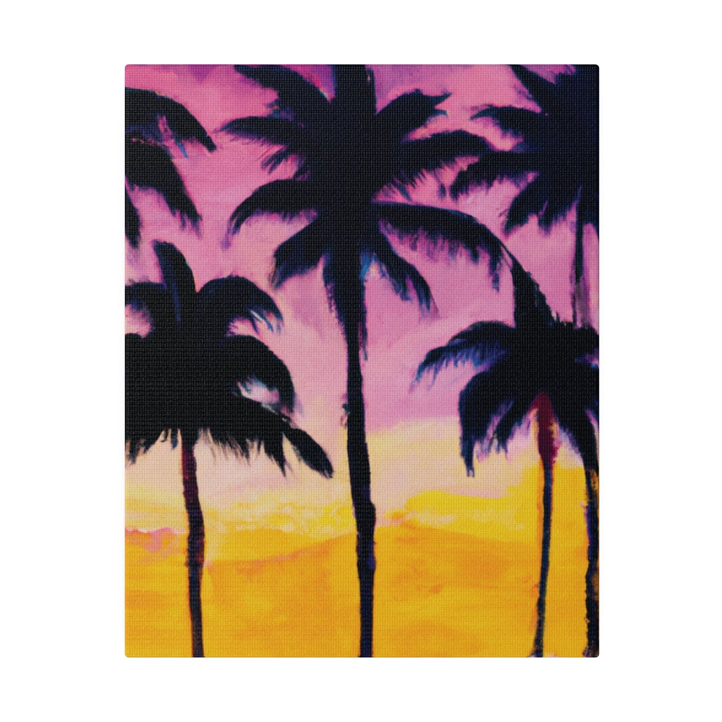 4102I - Miami Beach Sunset Painting Print | Miami | Beach | Sunset | Poster | Home Decor | Wall Art | Canvas