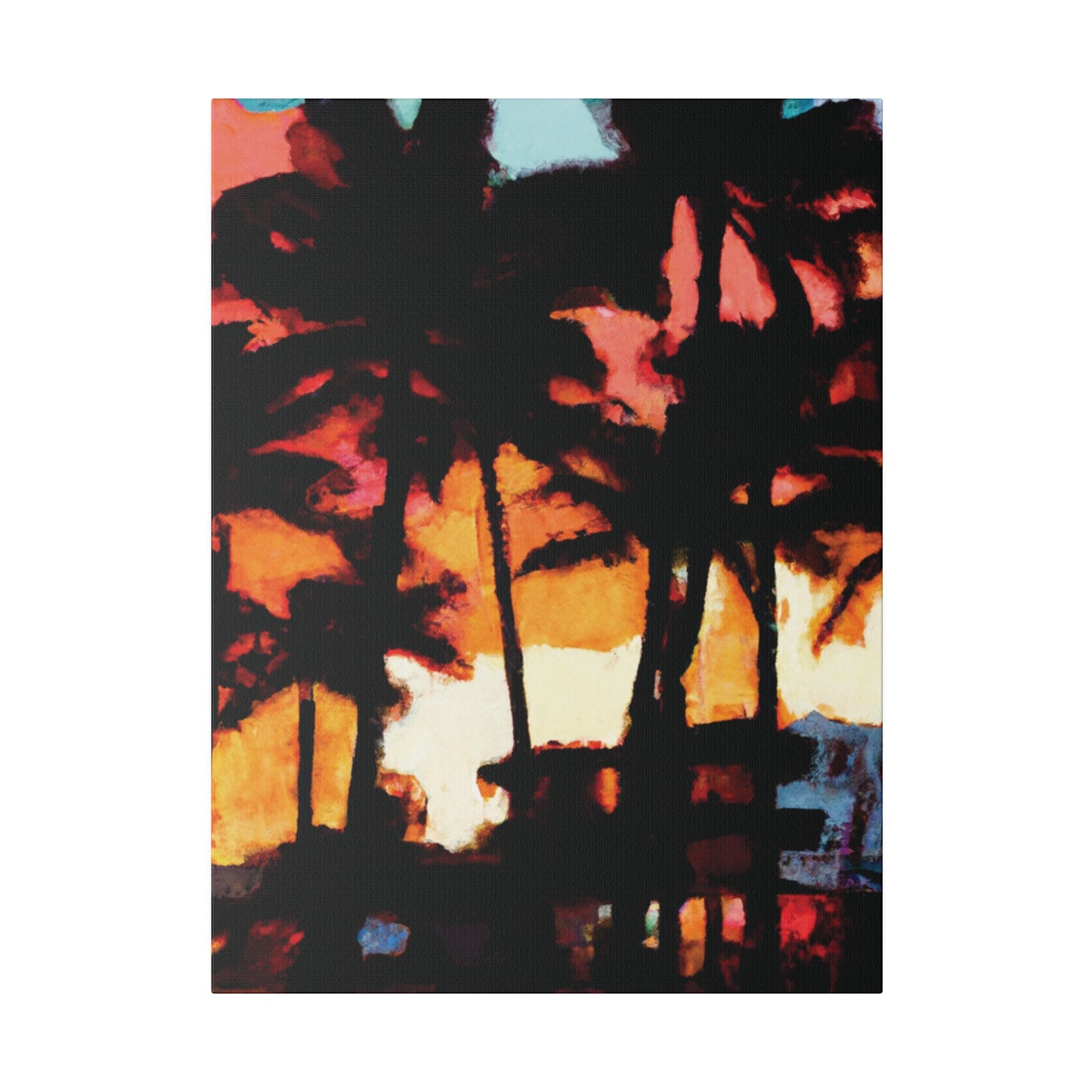 8498K - Miami Beach Sunset Painting Print | Miami | Beach | Sunset | Poster | Home Decor | Wall Art | Canvas