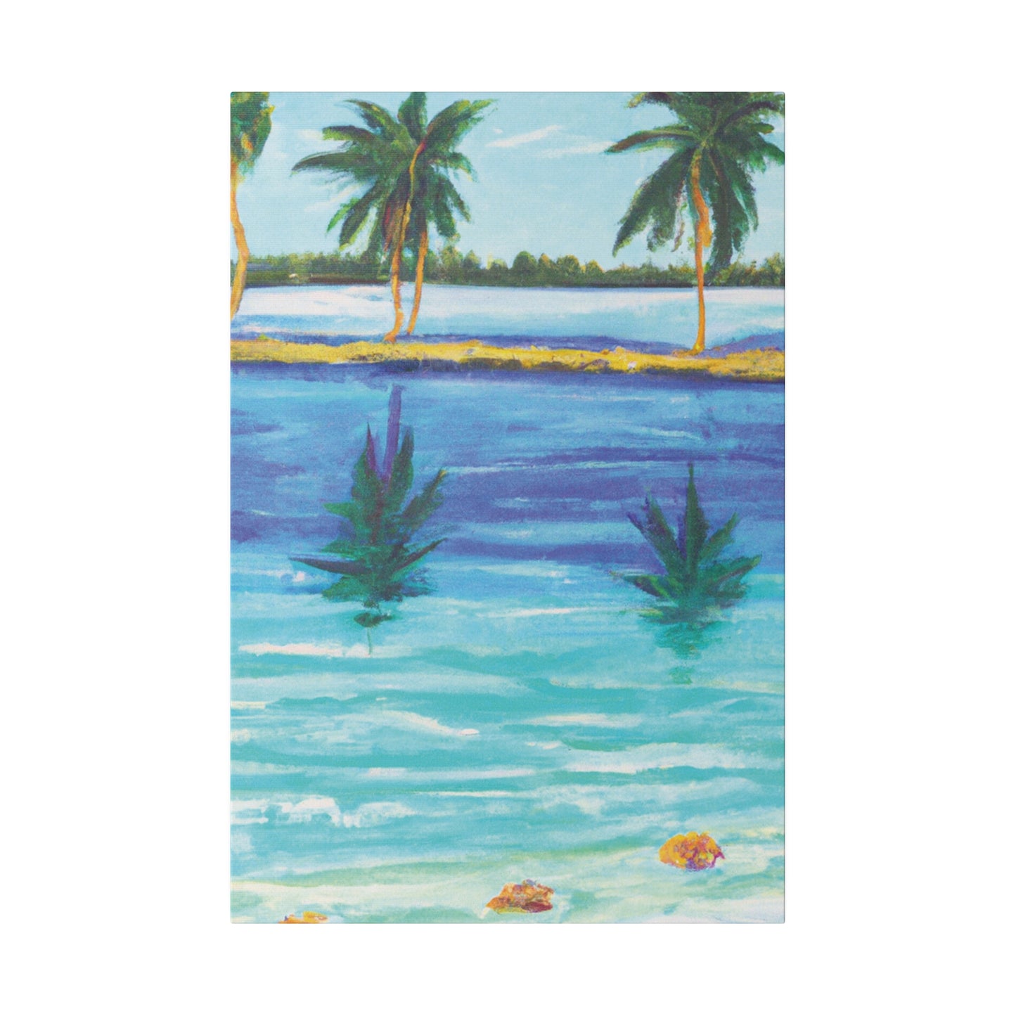 9768P - Bahamas Ocean Painting Print | Bahamas | Ocean | Beach | Poster | Home Decor | Wall Art | Canvas