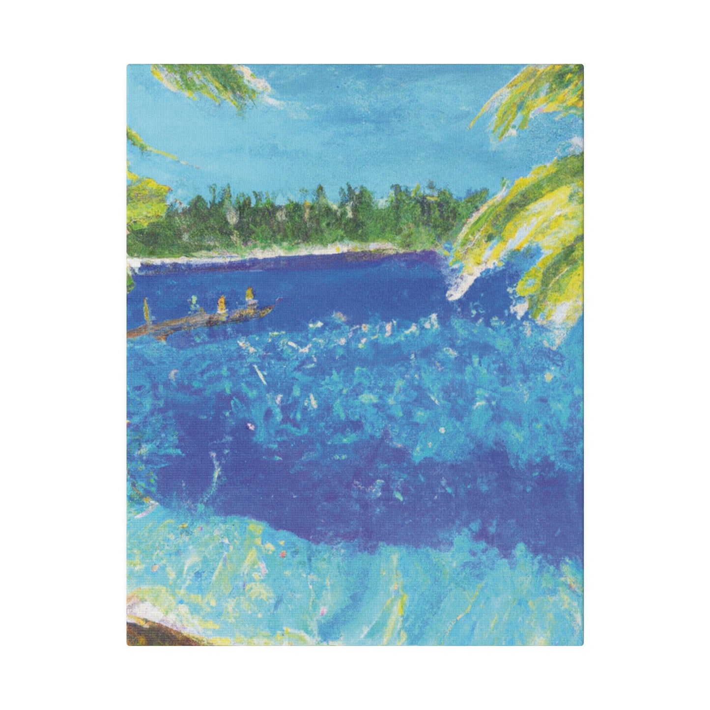 9673H - Bahamas Ocean Painting Print | Bahamas | Ocean | Beach | Poster | Home Decor | Wall Art | Canvas