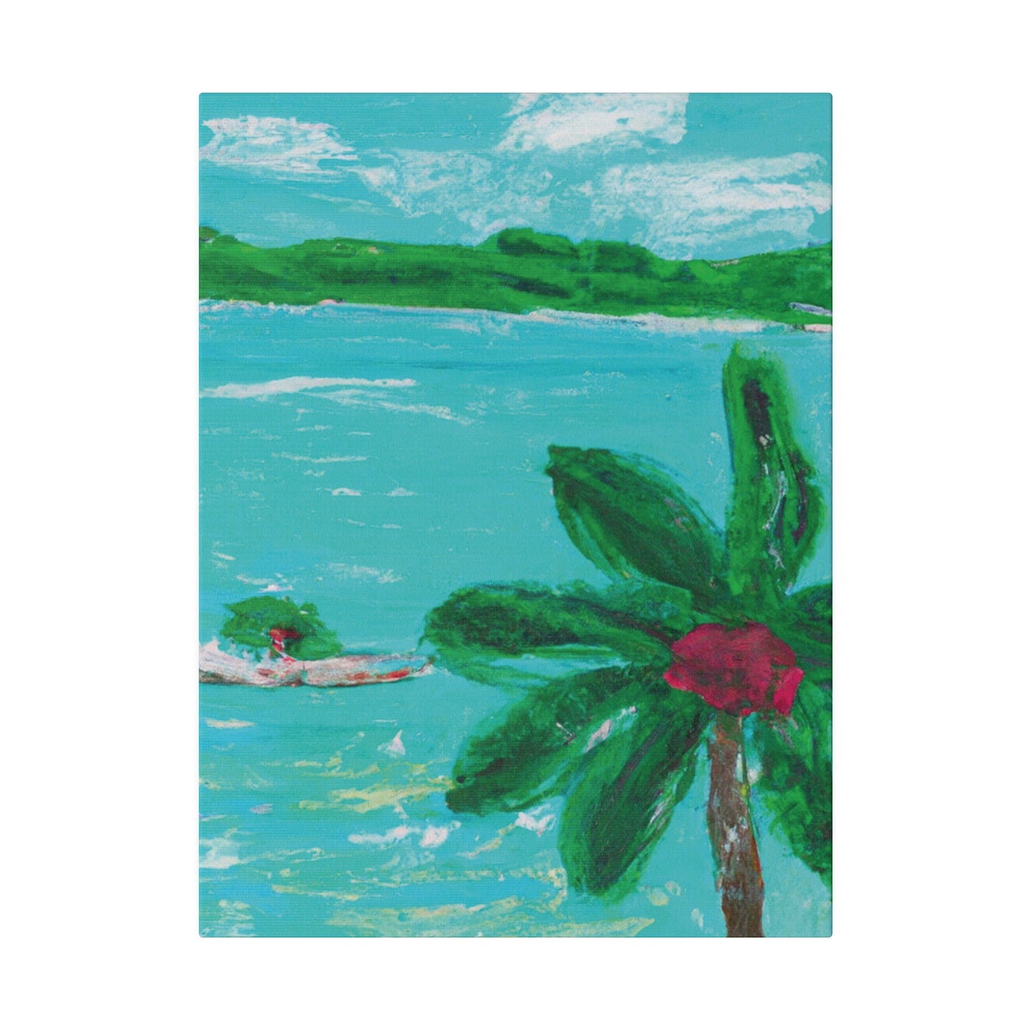 5627Q - Bahamas Ocean Painting Print | Bahamas | Ocean | Beach | Poster | Home Decor | Wall Art | Canvas