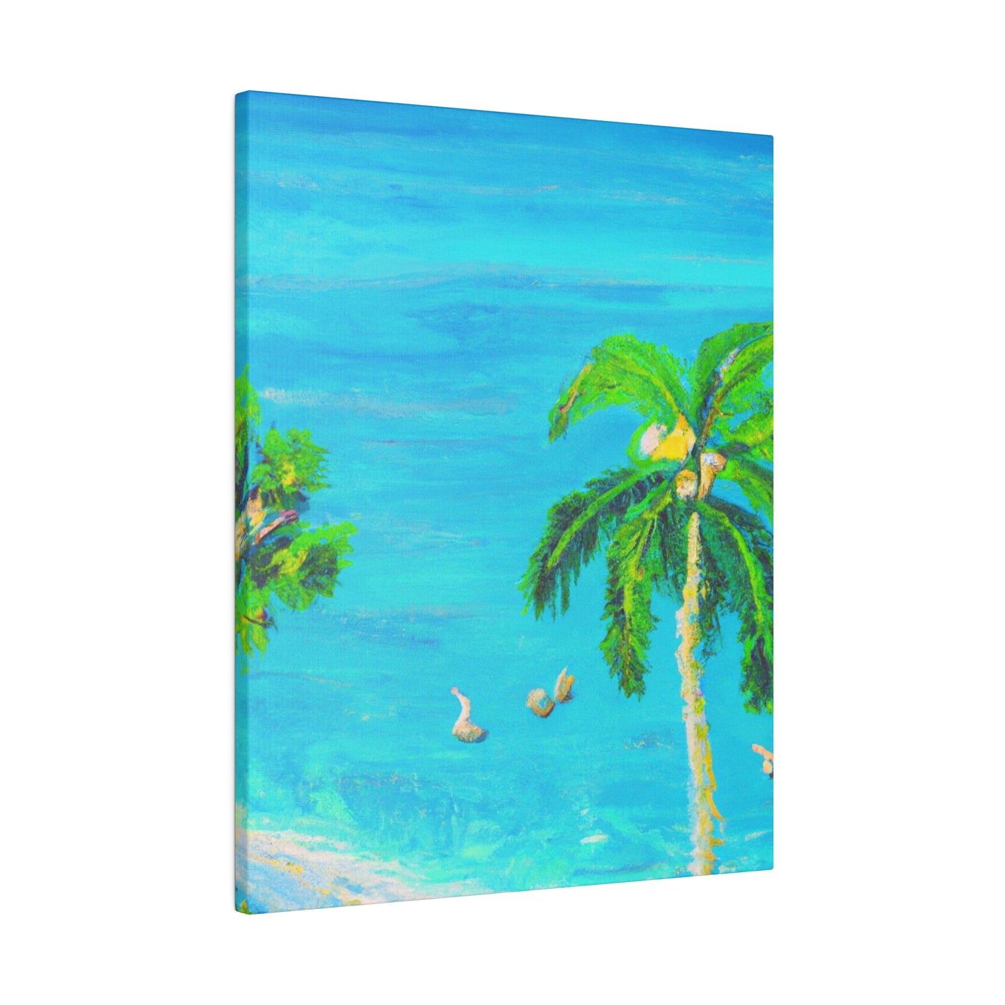 3749J - Bahamas Ocean Painting Print | Bahamas | Ocean | Beach | Poster | Home Decor | Wall Art | Canvas