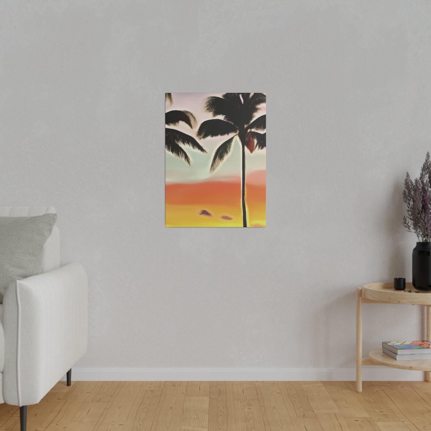 8646K - Miami Beach Sunset Painting Print | Miami | Beach | Sunset | Poster | Home Decor | Wall Art | Canvas