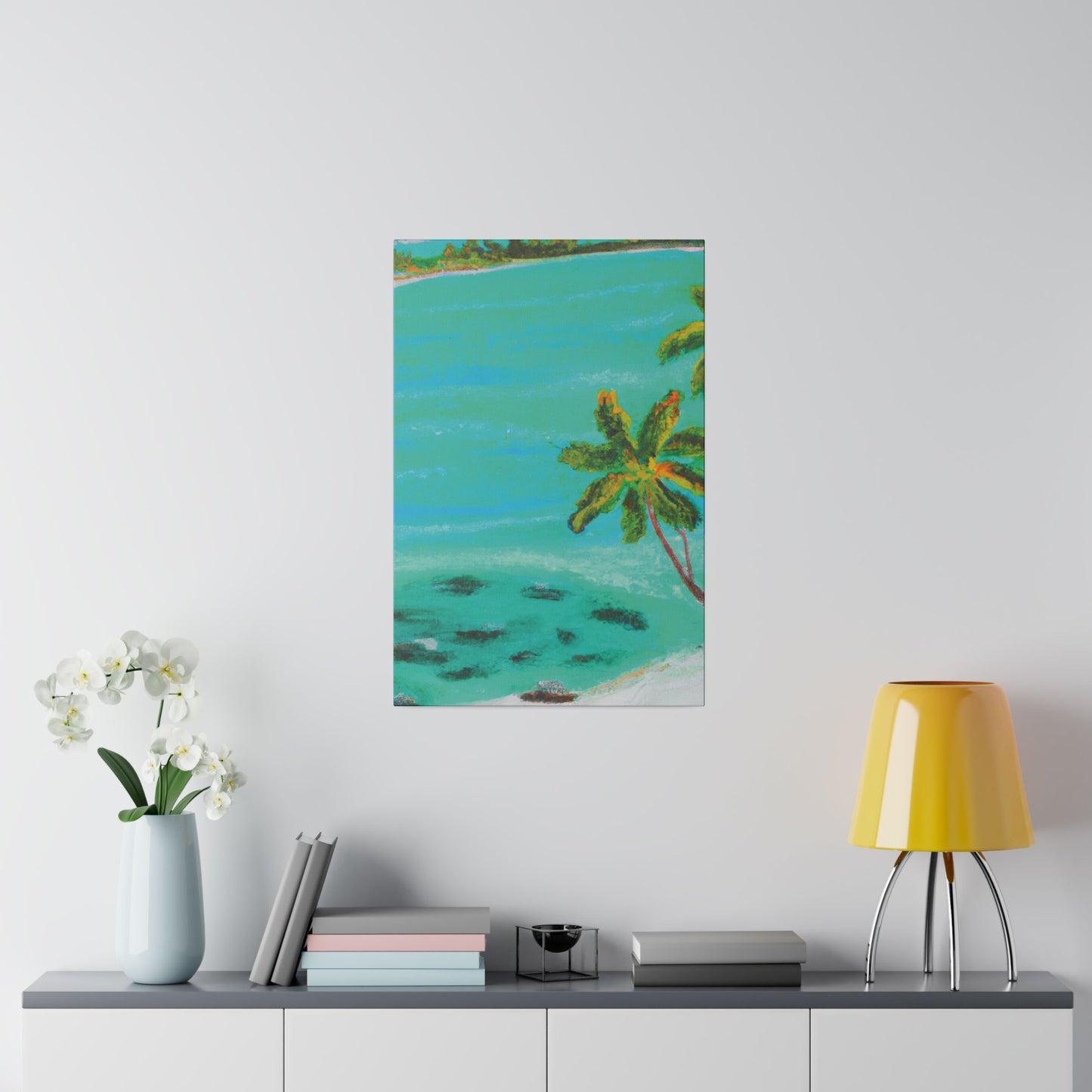 1417P - Bahamas Ocean Painting Print | Bahamas | Ocean | Beach | Poster | Home Decor | Wall Art | Canvas