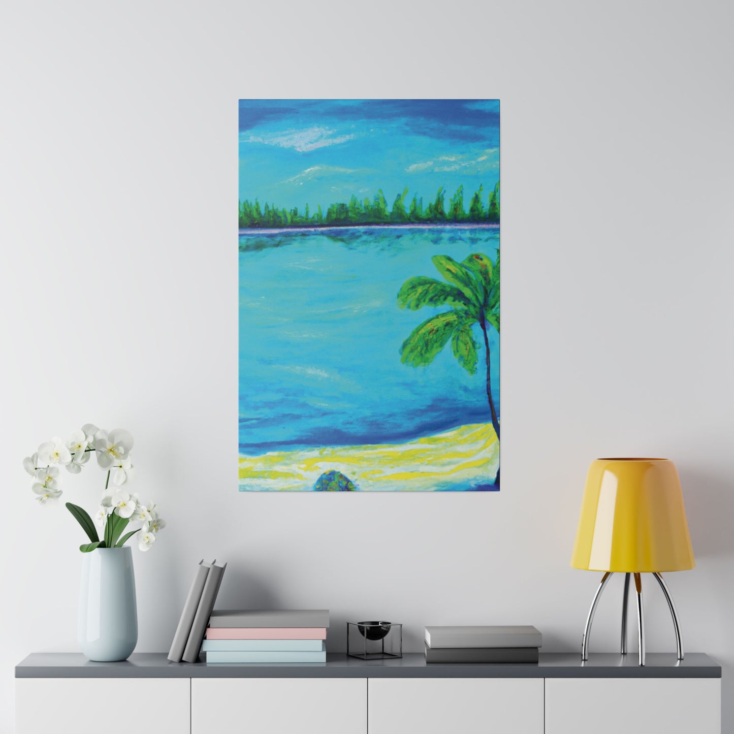 7122L - Bahamas Ocean Painting Print | Bahamas | Ocean | Beach | Poster | Home Decor | Wall Art | Canvas