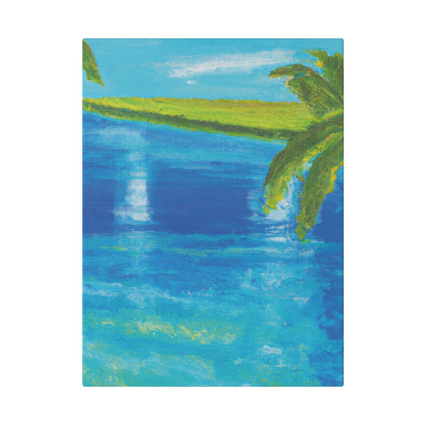 6359F - Bahamas Ocean Painting Print | Bahamas | Ocean | Beach | Poster | Home Decor | Wall Art | Canvas