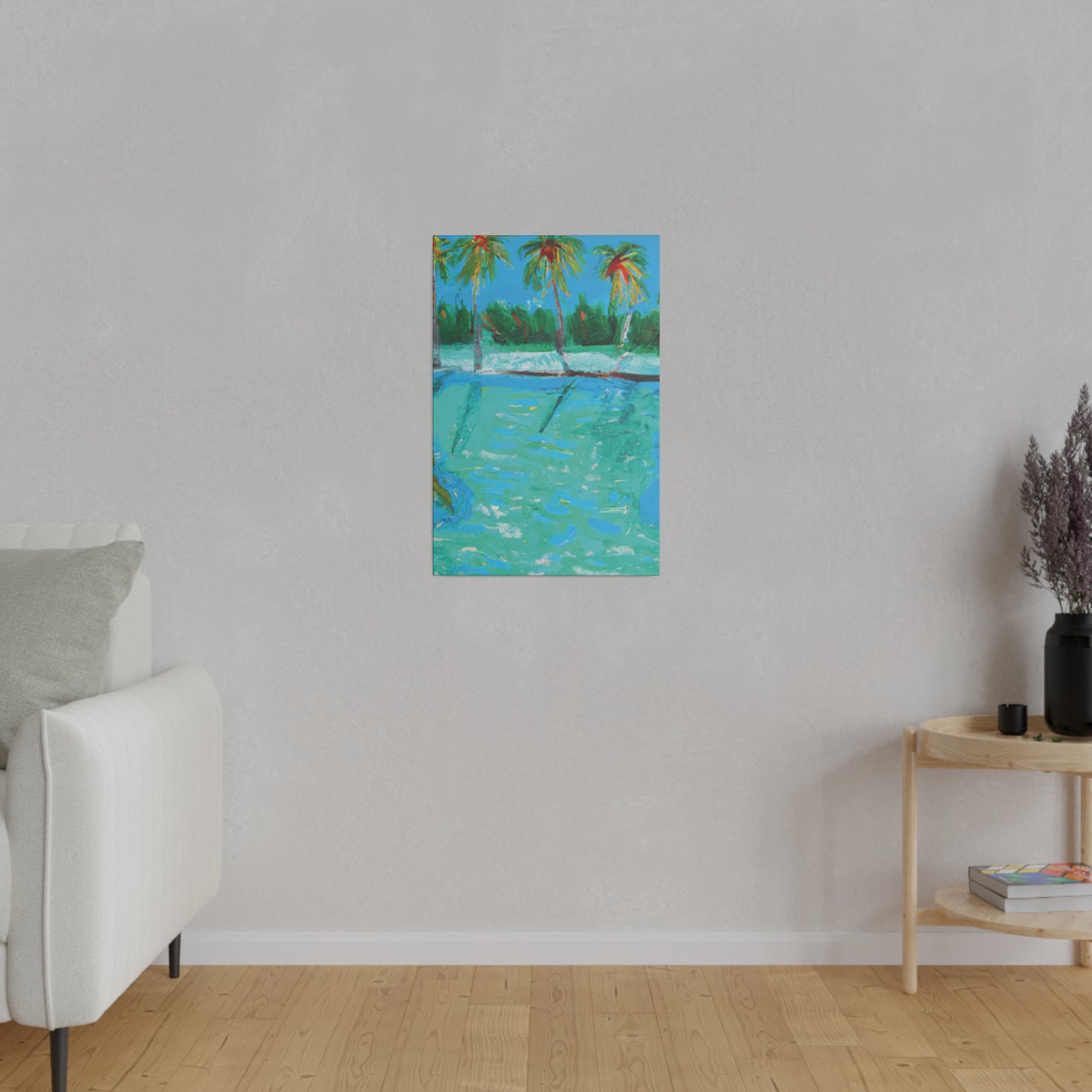 8483P - Bahamas Ocean Painting Print | Bahamas | Ocean | Beach | Poster | Home Decor | Wall Art | Canvas