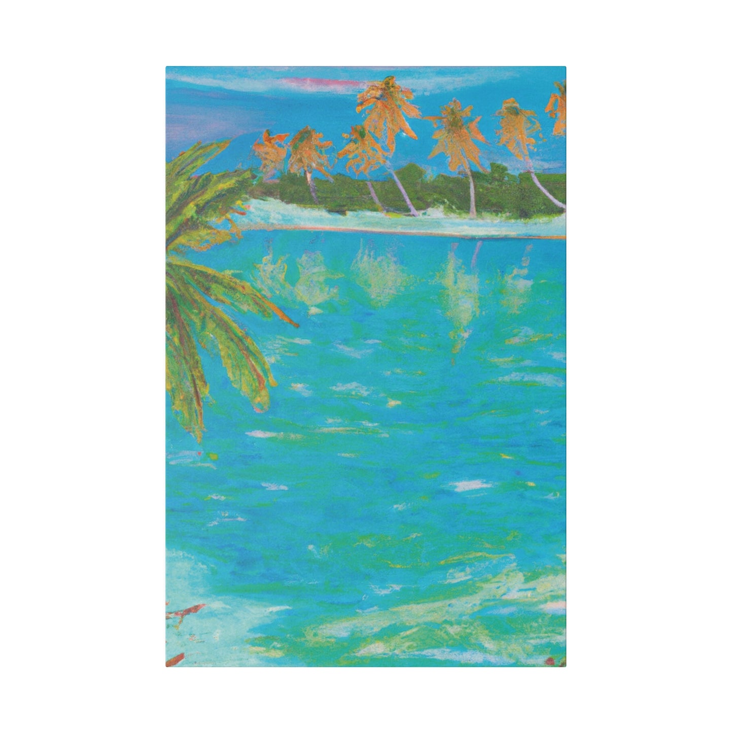 1767P - Bahamas Ocean Painting Print | Bahamas | Ocean | Beach | Poster | Home Decor | Wall Art | Canvas