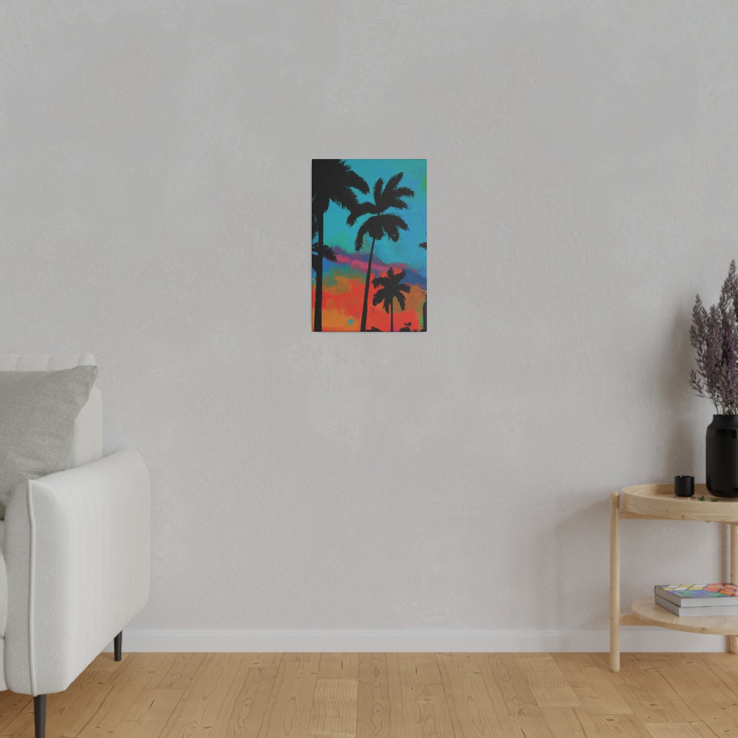 2838A - Miami Beach Sunset Painting Print | Miami | Beach | Sunset | Poster | Home Decor | Wall Art | Canvas