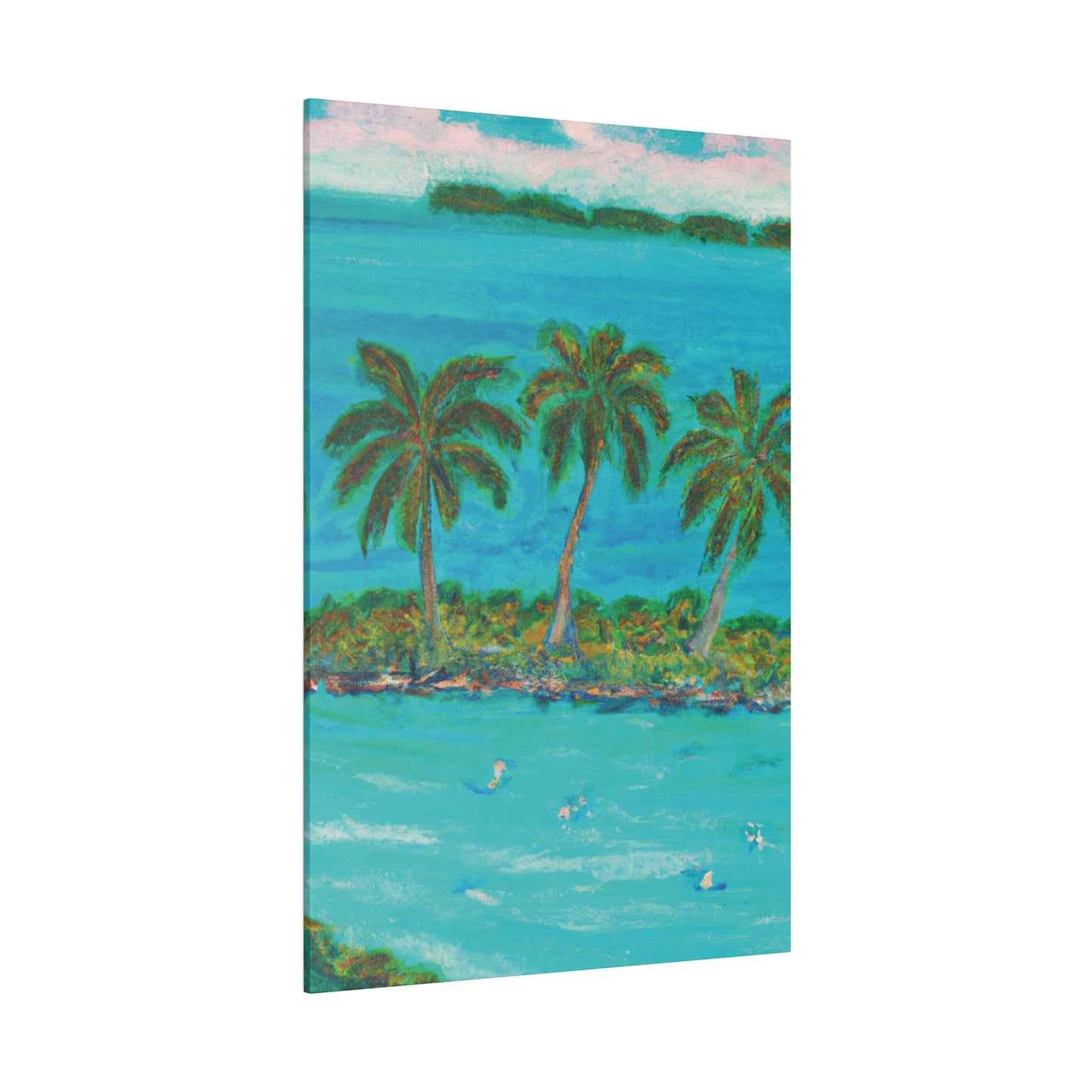 4205N - Bahamas Ocean Painting Print | Bahamas | Ocean | Beach | Poster | Home Decor | Wall Art | Canvas