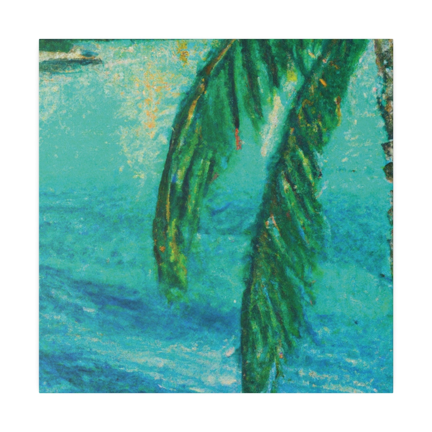 7714W - Bahamas Ocean Painting Print | Bahamas | Ocean | Beach | Poster | Home Decor | Wall Art | Canvas