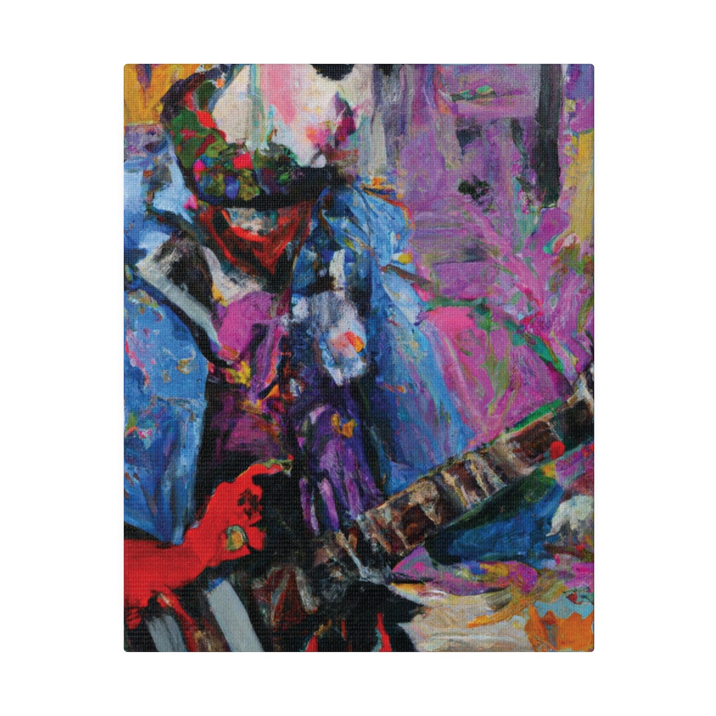 9210O - Rockstar Oil Painting Style Print | Poster | Home Decor | Wall Art | Music Art | Canvas