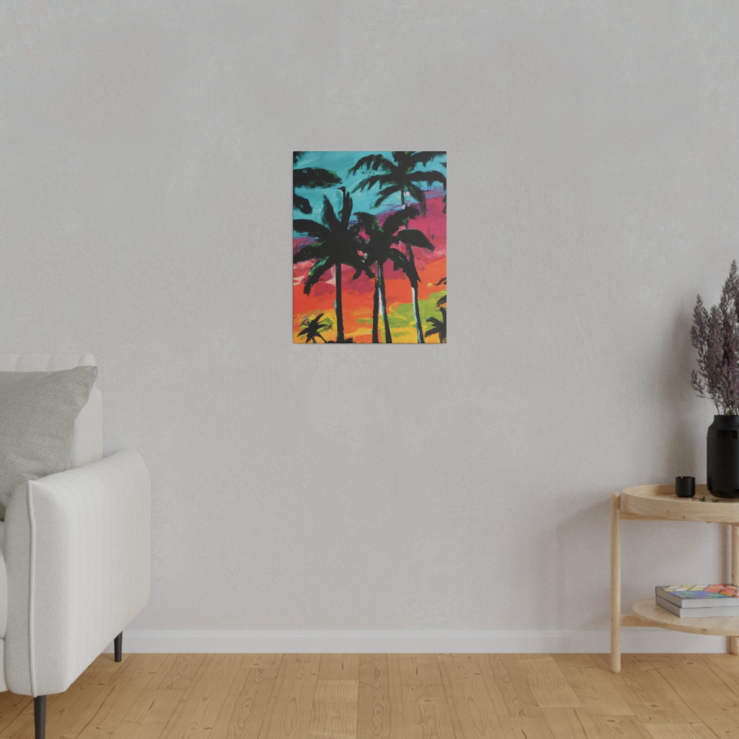 9761F - Miami Beach Sunset Painting Print | Miami | Beach | Sunset | Poster | Home Decor | Wall Art | Canvas