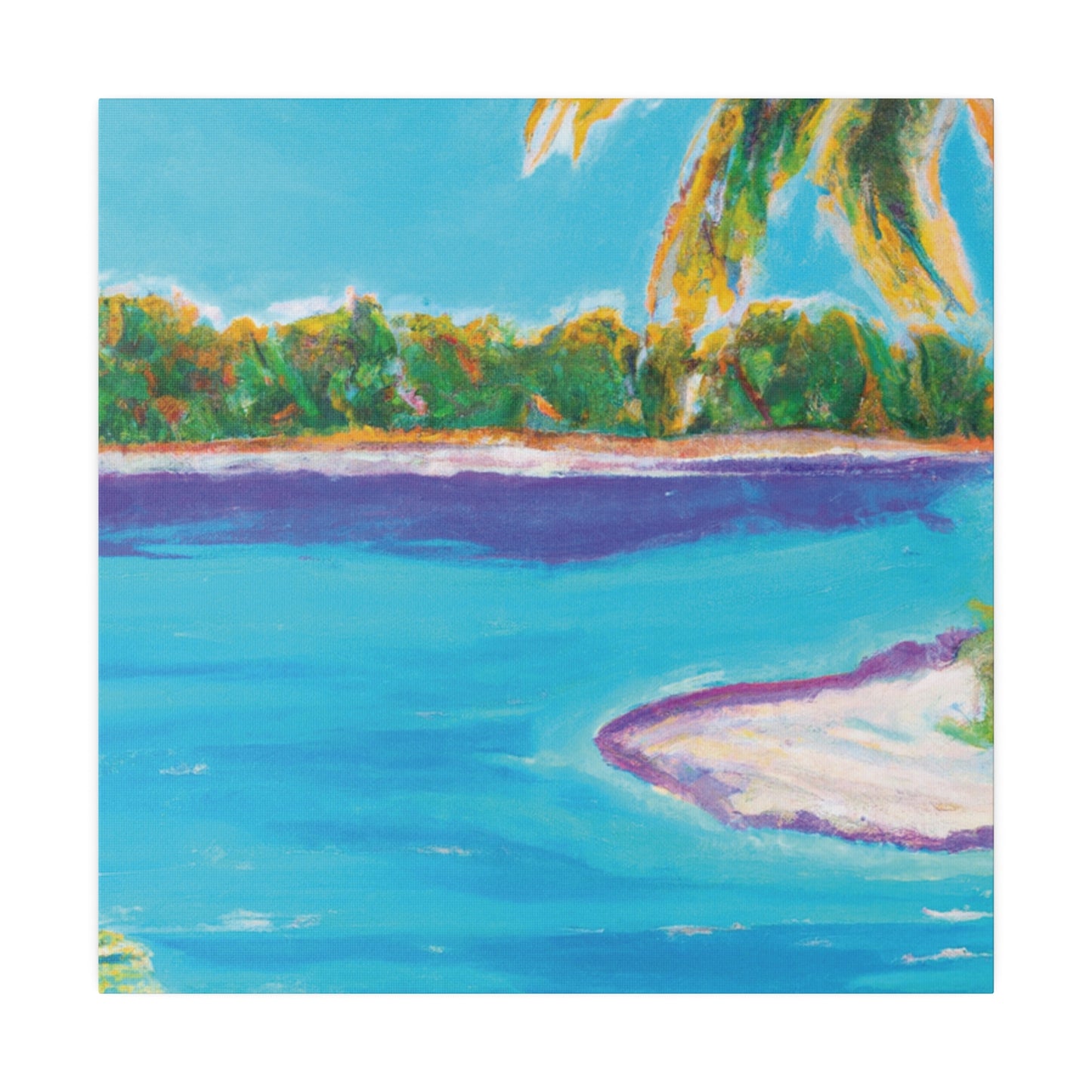 6781B - Bahamas Ocean Painting Print | Bahamas | Ocean | Beach | Poster | Home Decor | Wall Art | Canvas