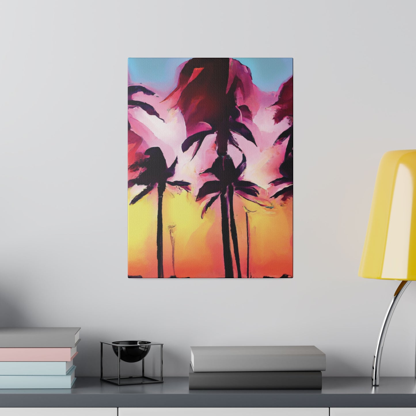 4536X - Miami Beach Sunset Painting Print | Miami | Beach | Sunset | Poster | Home Decor | Wall Art | Canvas