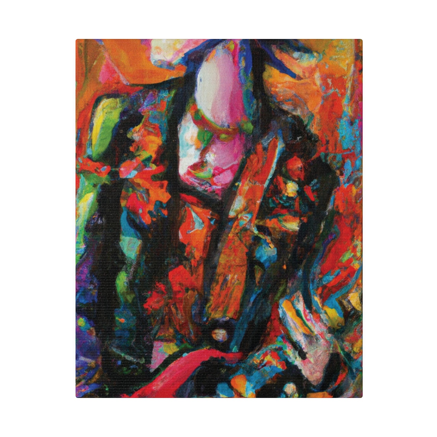 8245G - Rockstar Oil Painting Style Print | Poster | Home Decor | Wall Art | Music Art | Canvas