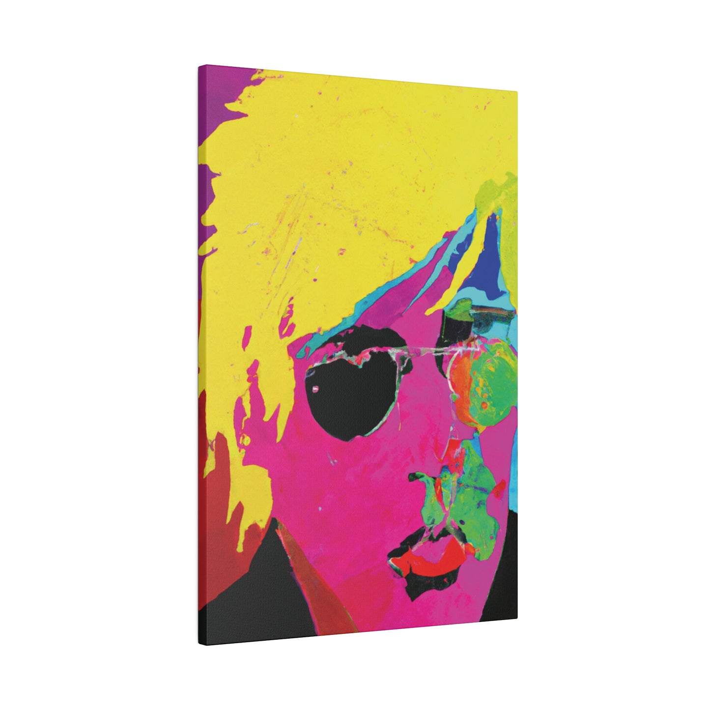 7141U - Rockstar Painting Print | Face | Abstract | Poster | Home Decor | Wall Art | Music Art | Canvas