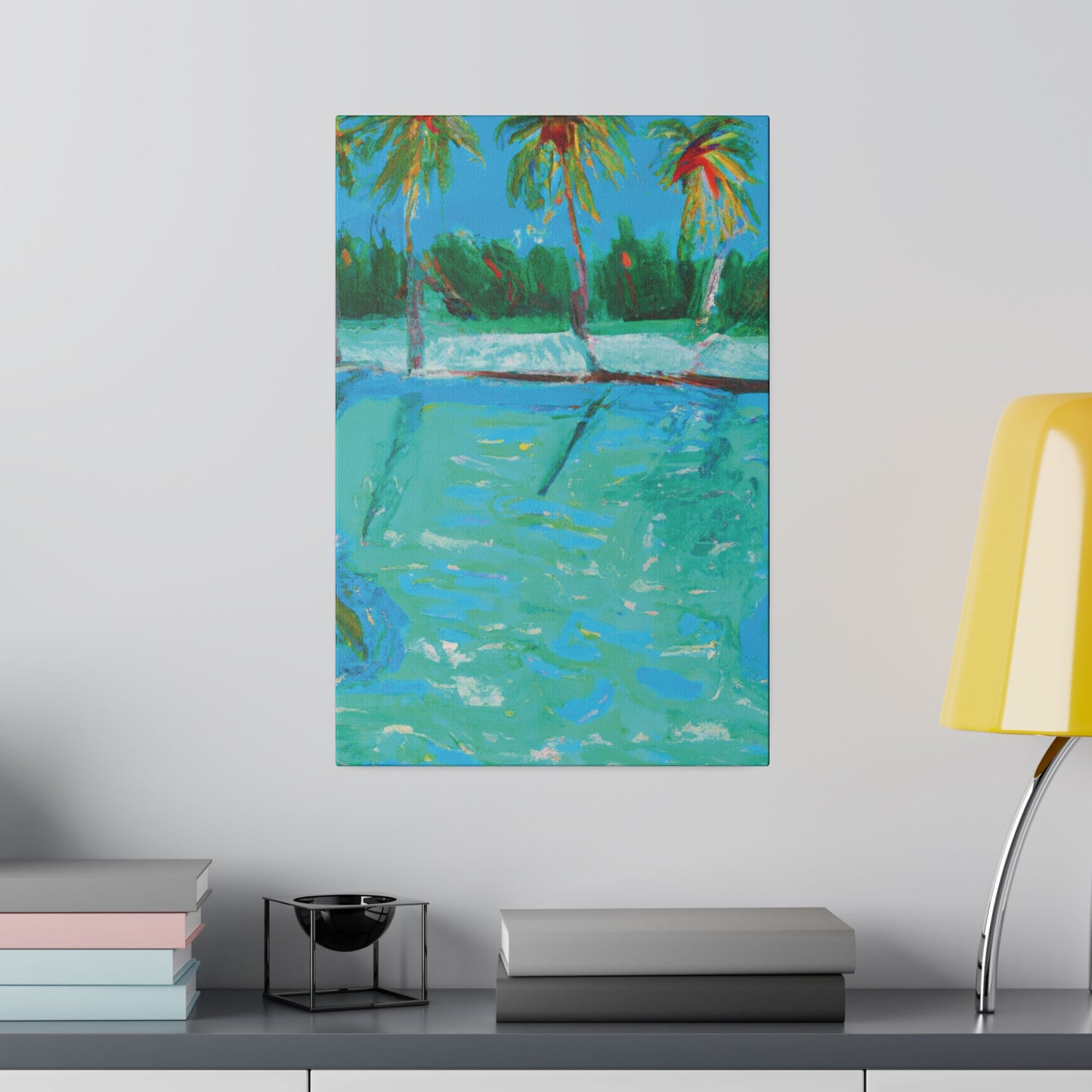 8483P - Bahamas Ocean Painting Print | Bahamas | Ocean | Beach | Poster | Home Decor | Wall Art | Canvas
