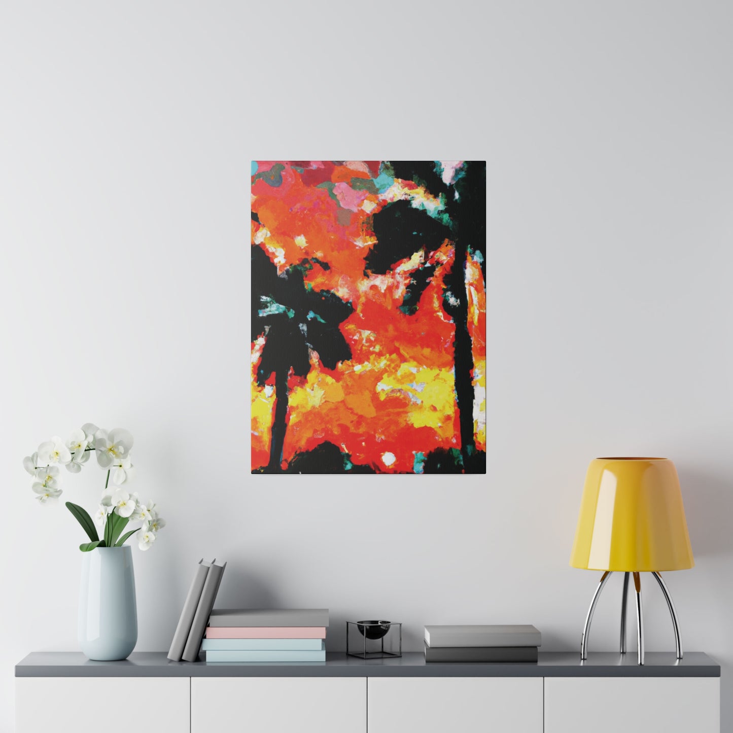 8653O - Miami Beach Sunset Painting Print | Miami | Beach | Sunset | Poster | Home Decor | Wall Art | Canvas