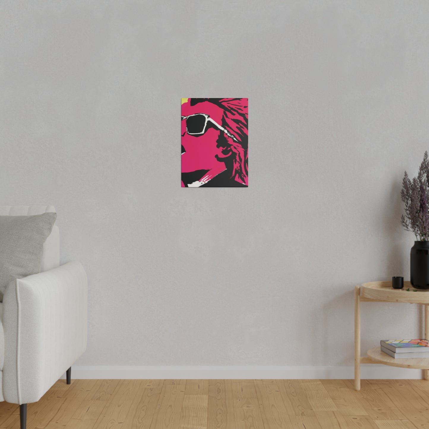 7829G - Rockstar Painting Print | Face | Abstract | Poster | Home Decor | Wall Art | Music Art | Canvas