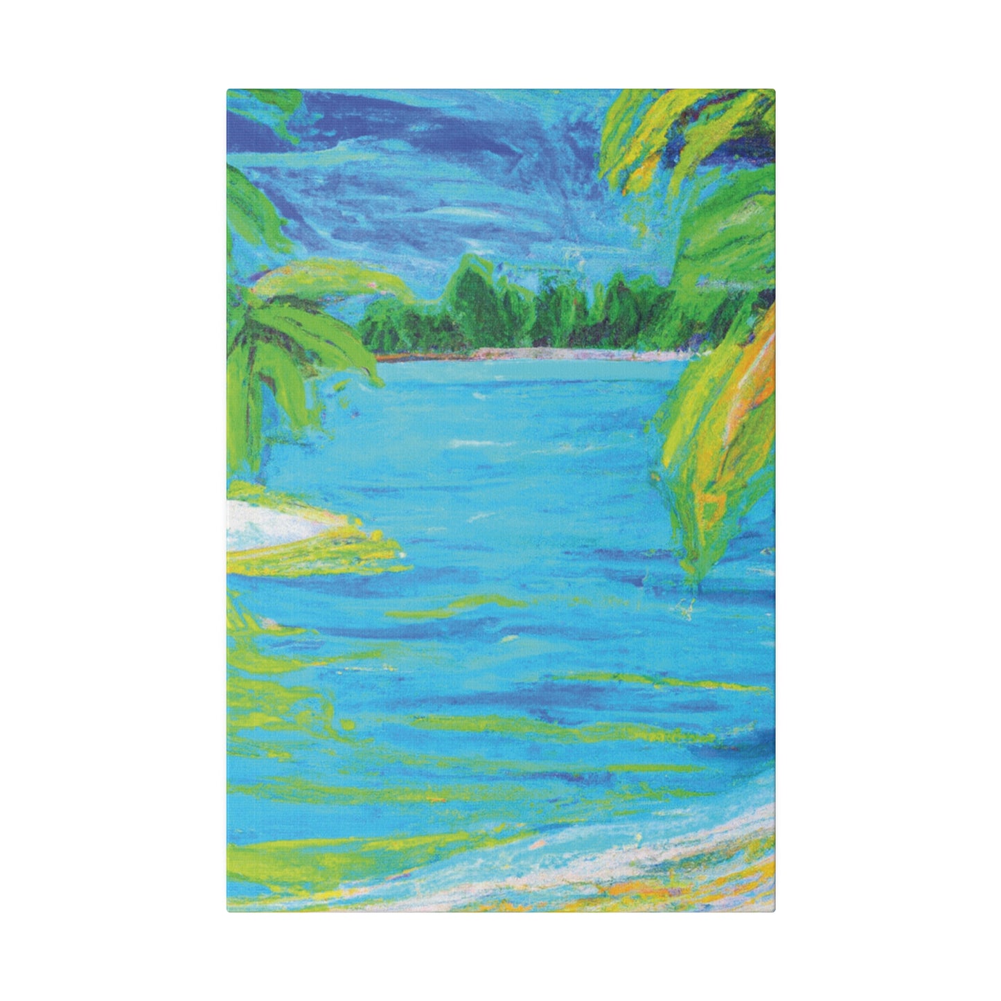 9709k - Bahamas Ocean Painting Print | Bahamas | Ocean | Beach | Poster | Home Decor | Wall Art | Canvas