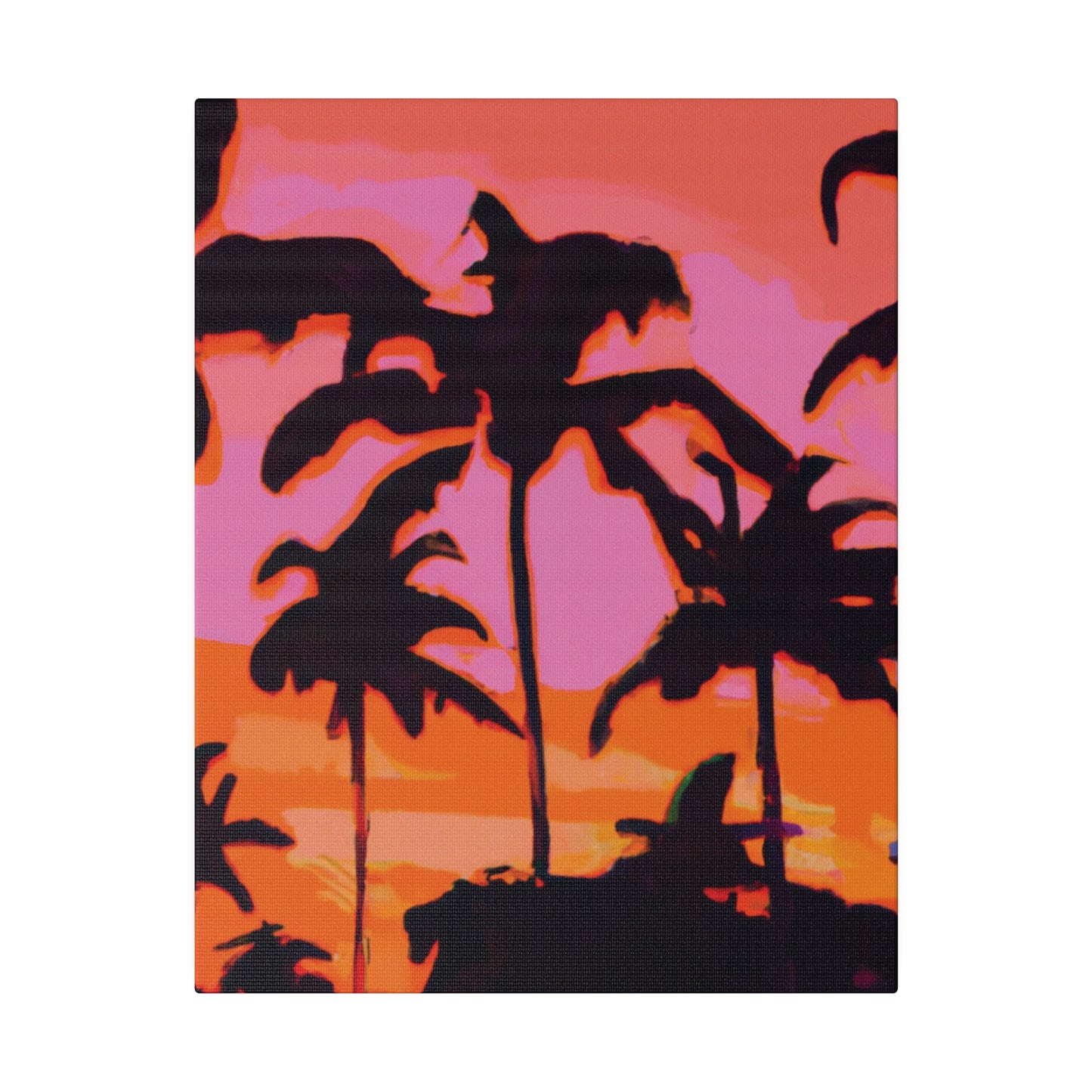 6226X - Miami Beach Sunset Painting Print | Miami | Beach | Sunset | Poster | Home Decor | Wall Art | Canvas