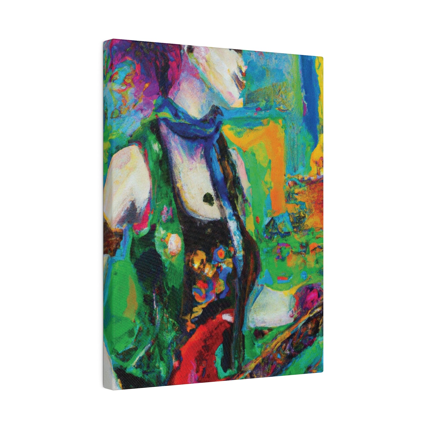 3467C - Rockstar Oil Painting Style Print | Poster | Home Decor | Wall Art | Music Art | Canvas