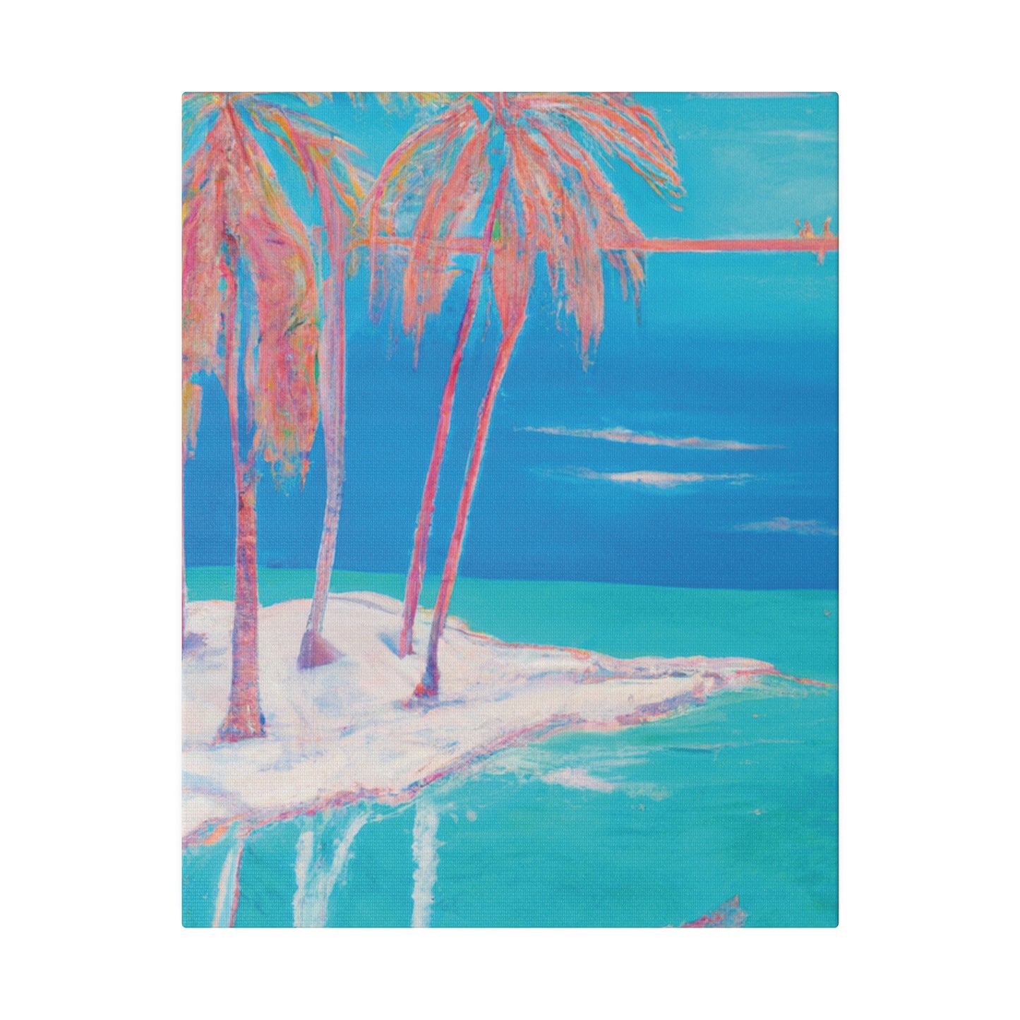 3162K - Bahamas Ocean Painting Print | Bahamas | Ocean | Beach | Poster | Home Decor | Wall Art | Canvas