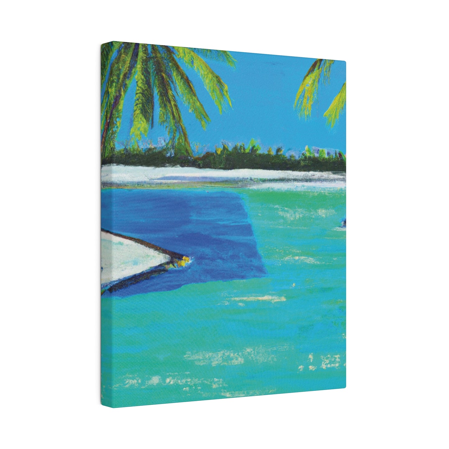 9761V - Bahamas Ocean Painting Print | Bahamas | Ocean | Beach | Poster | Home Decor | Wall Art | Canvas