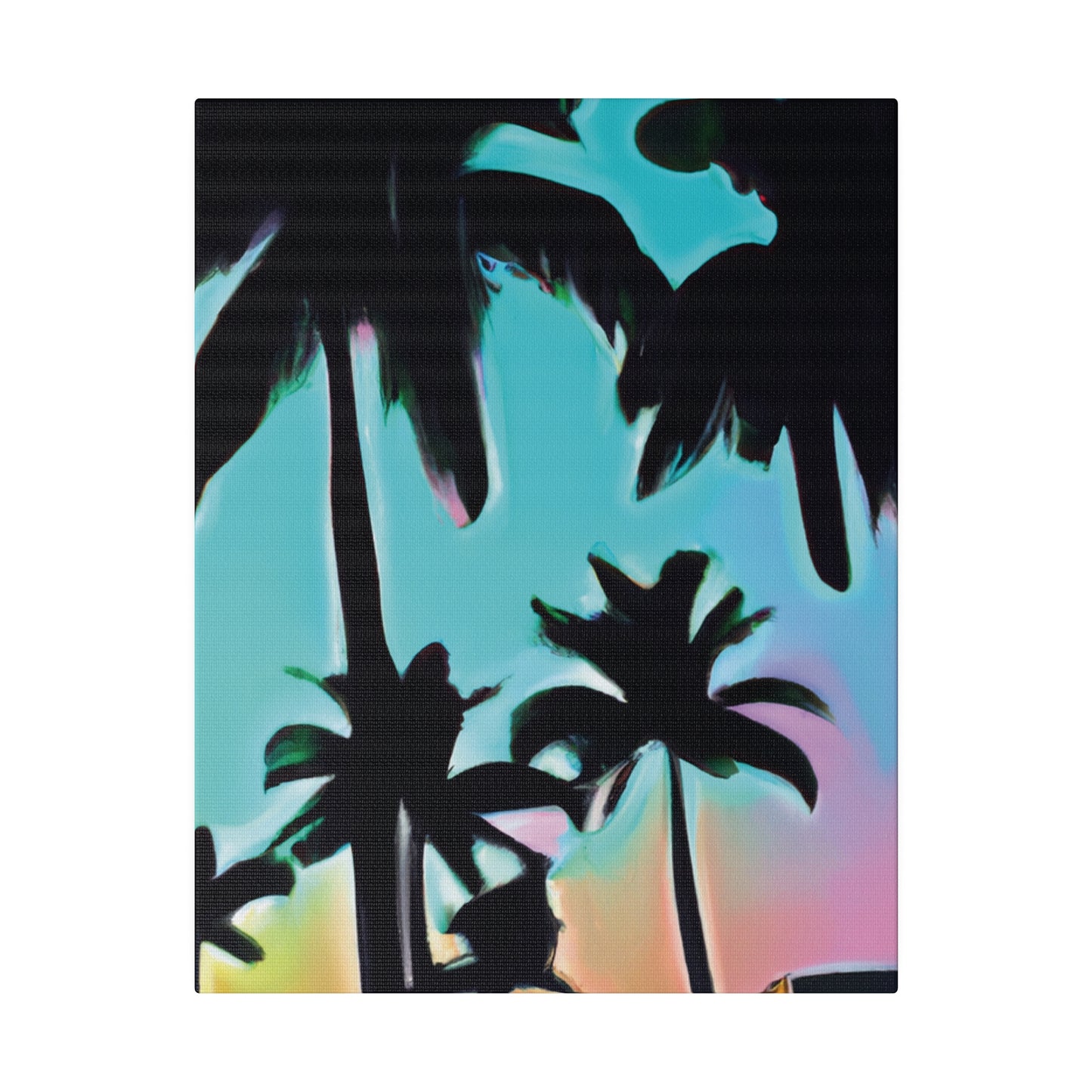 5491X - Miami Beach Sunset Painting Print | Miami | Beach | Sunset | Poster | Home Decor | Wall Art | Canvas