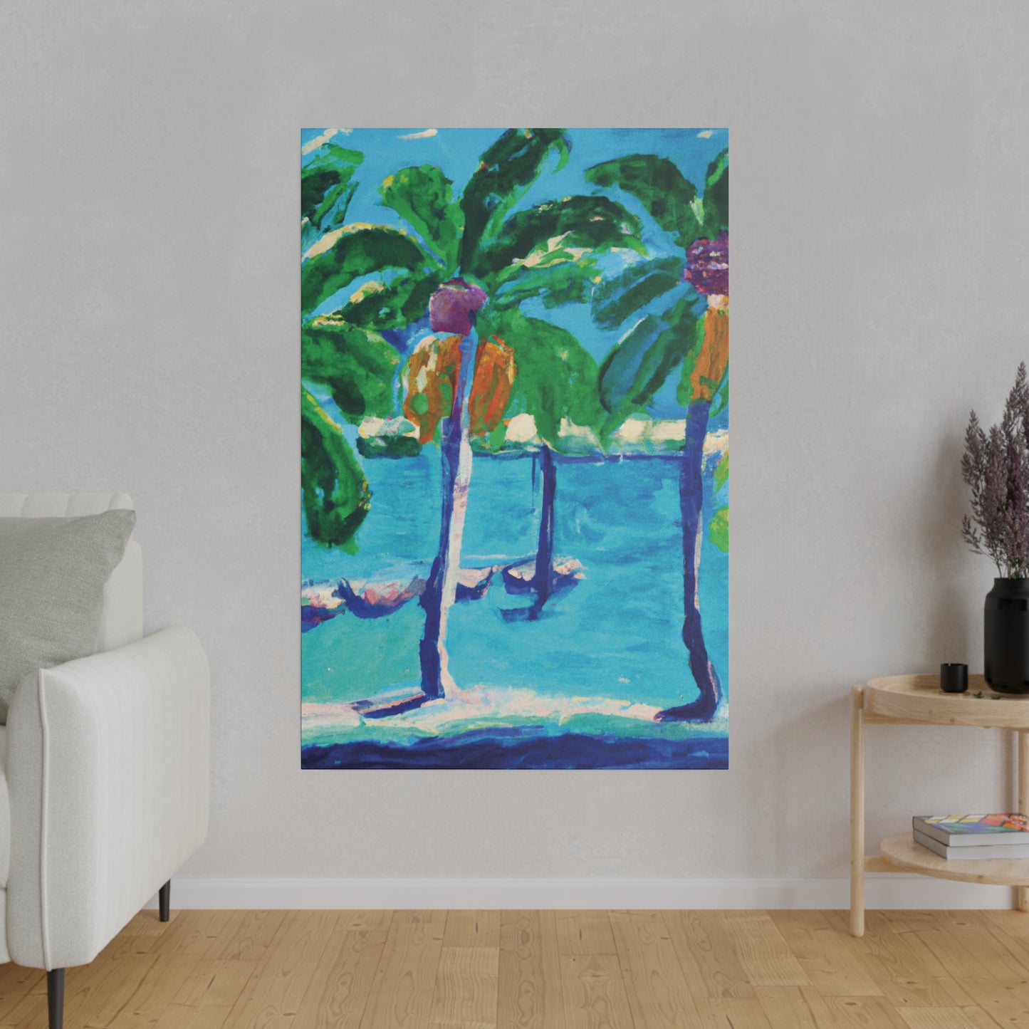 2944U - Bahamas Ocean Painting Print | Bahamas | Ocean | Beach | Poster | Home Decor | Wall Art | Canvas