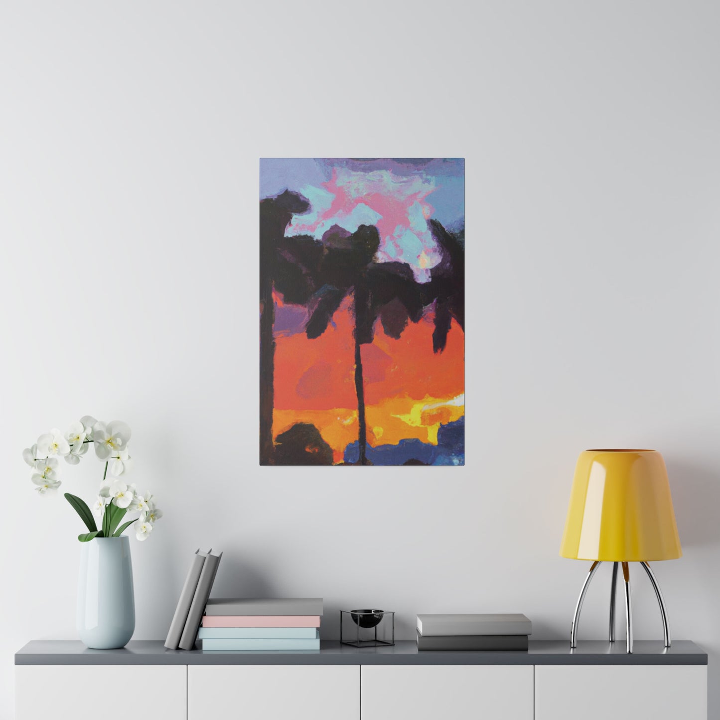 9276D - Miami Beach Sunset Painting Print | Miami | Beach | Sunset | Poster | Home Decor | Wall Art | Canvas
