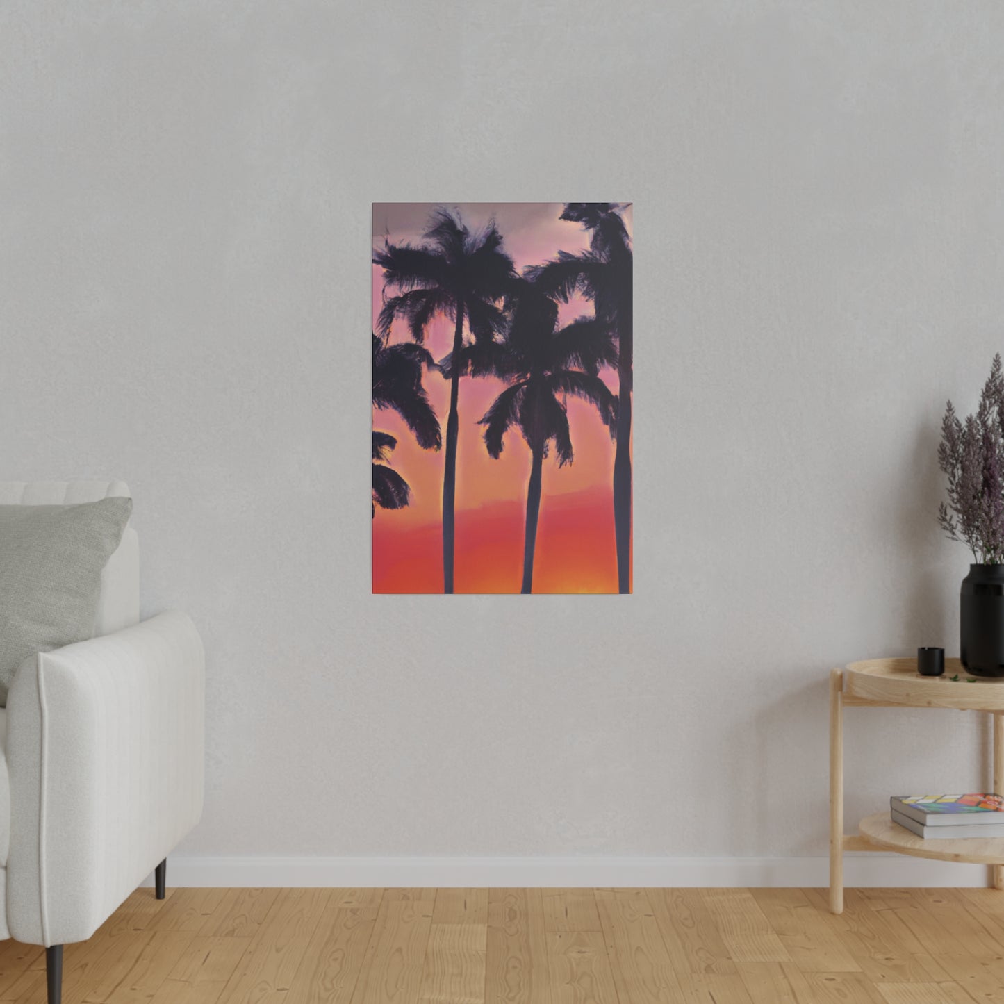 7239V - Miami Beach Sunset Painting Print | Miami | Beach | Sunset | Poster | Home Decor | Wall Art | Canvas