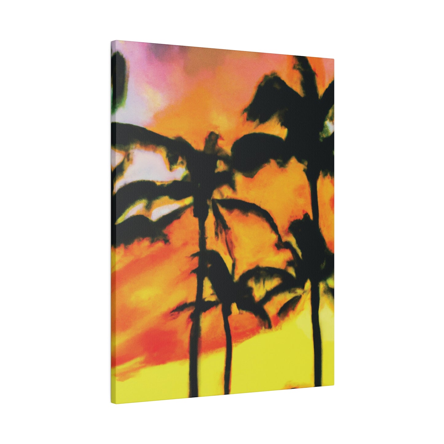 8694V - Miami Beach Sunset Painting Print | Miami | Beach | Sunset | Poster | Home Decor | Wall Art | Canvas