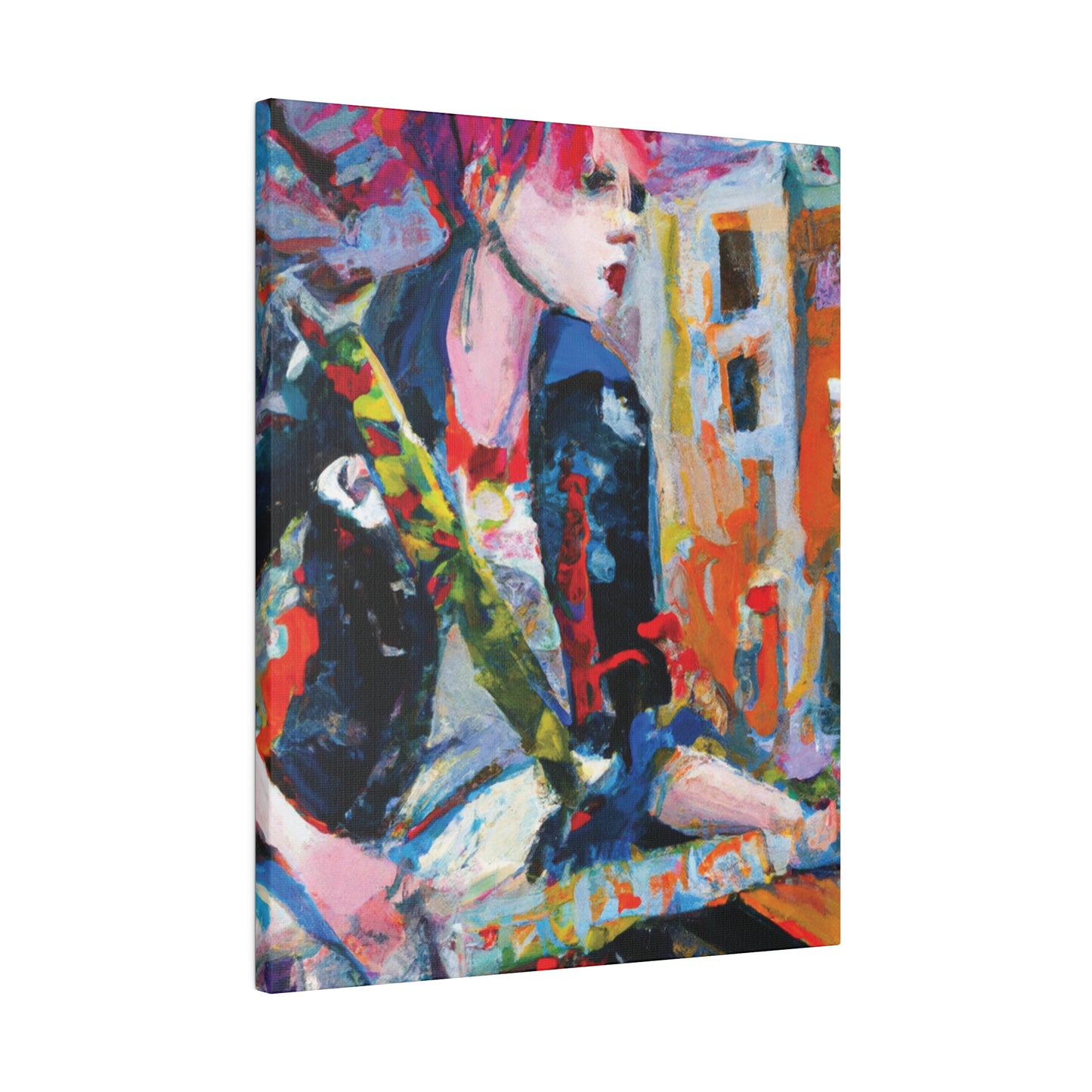 3276D - Rockstar Oil Painting Style Print | Poster | Home Decor | Wall Art | Music Art | Canvas