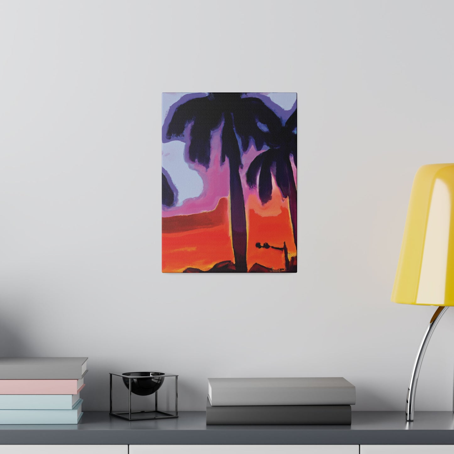 8187A - Miami Beach Sunset Painting Print | Miami | Beach | Sunset | Poster | Home Decor | Wall Art | Canvas