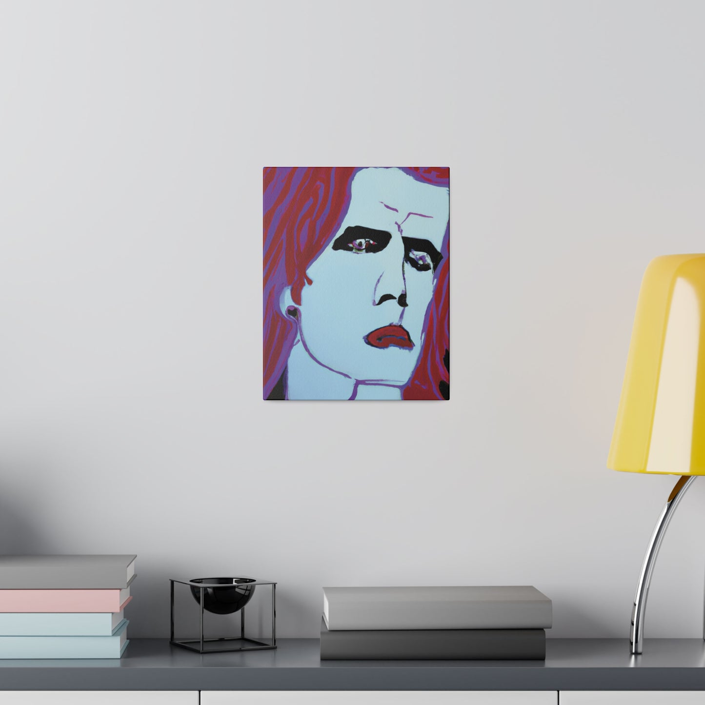 9068G - Rockstar Painting Print | Face | Abstract | Poster | Home Decor | Wall Art | Music Art | Canvas