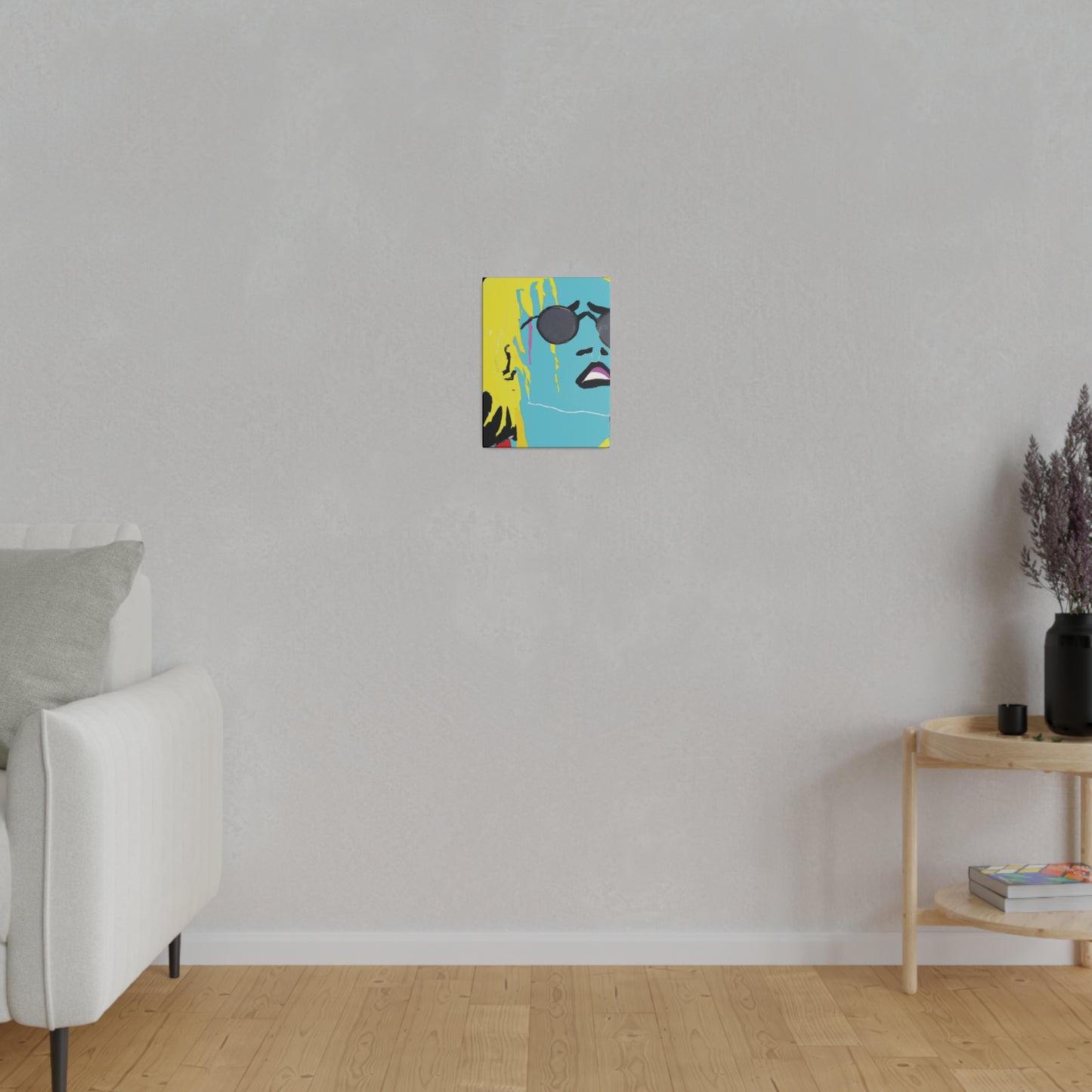 3863S - Rockstar Painting Print | Face | Abstract | Poster | Home Decor | Wall Art | Music Art | Canvas