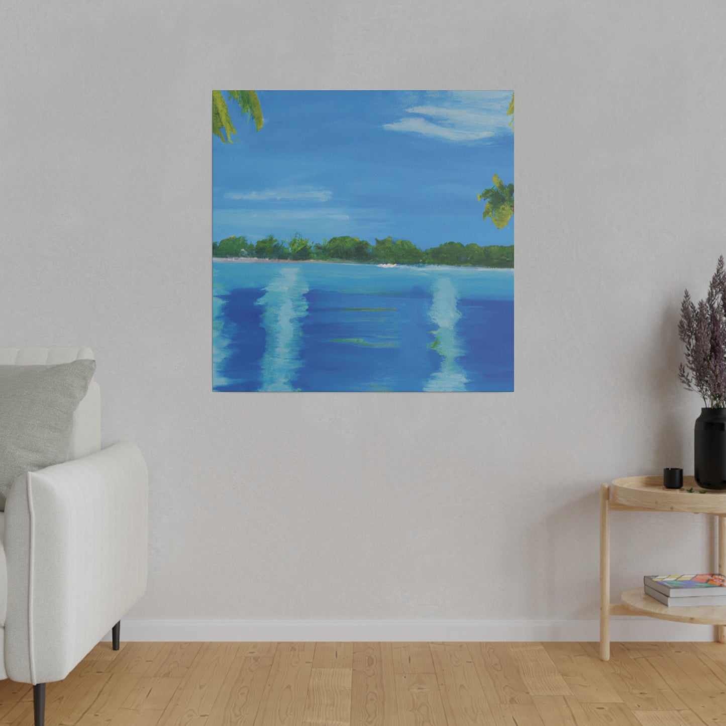 6876O - Bahamas Ocean Painting Print | Bahamas | Ocean | Beach | Poster | Home Decor | Wall Art | Canvas