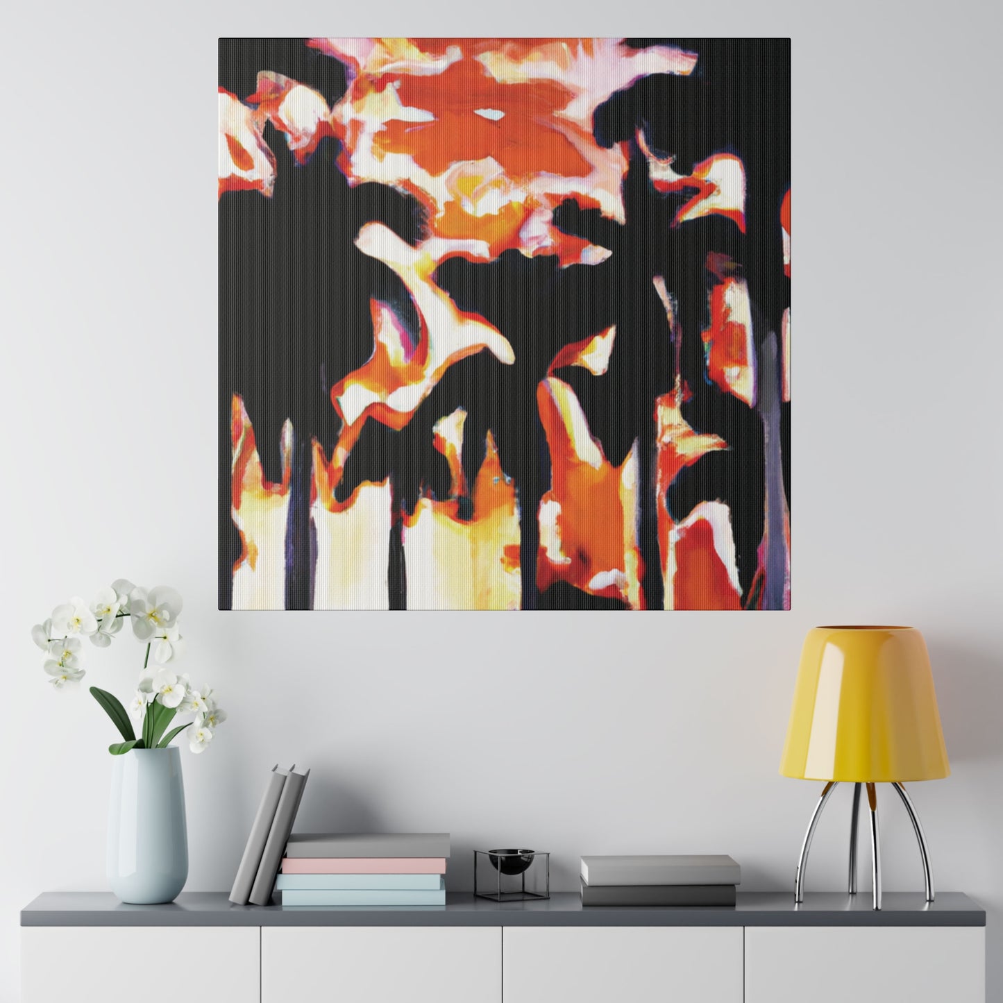 9274N - Miami Beach Sunset Painting Print | Miami | Beach | Sunset | Poster | Home Decor | Wall Art | Canvas