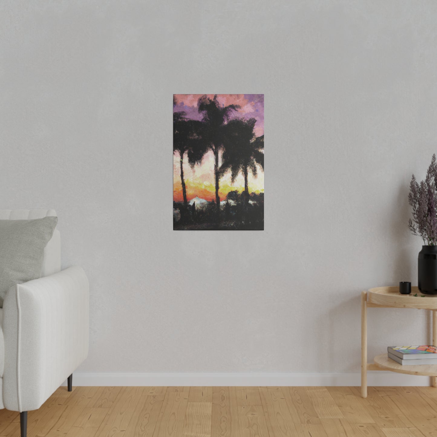 8185A - Miami Beach Sunset Painting Print | Miami | Beach | Sunset | Poster | Home Decor | Wall Art | Canvas