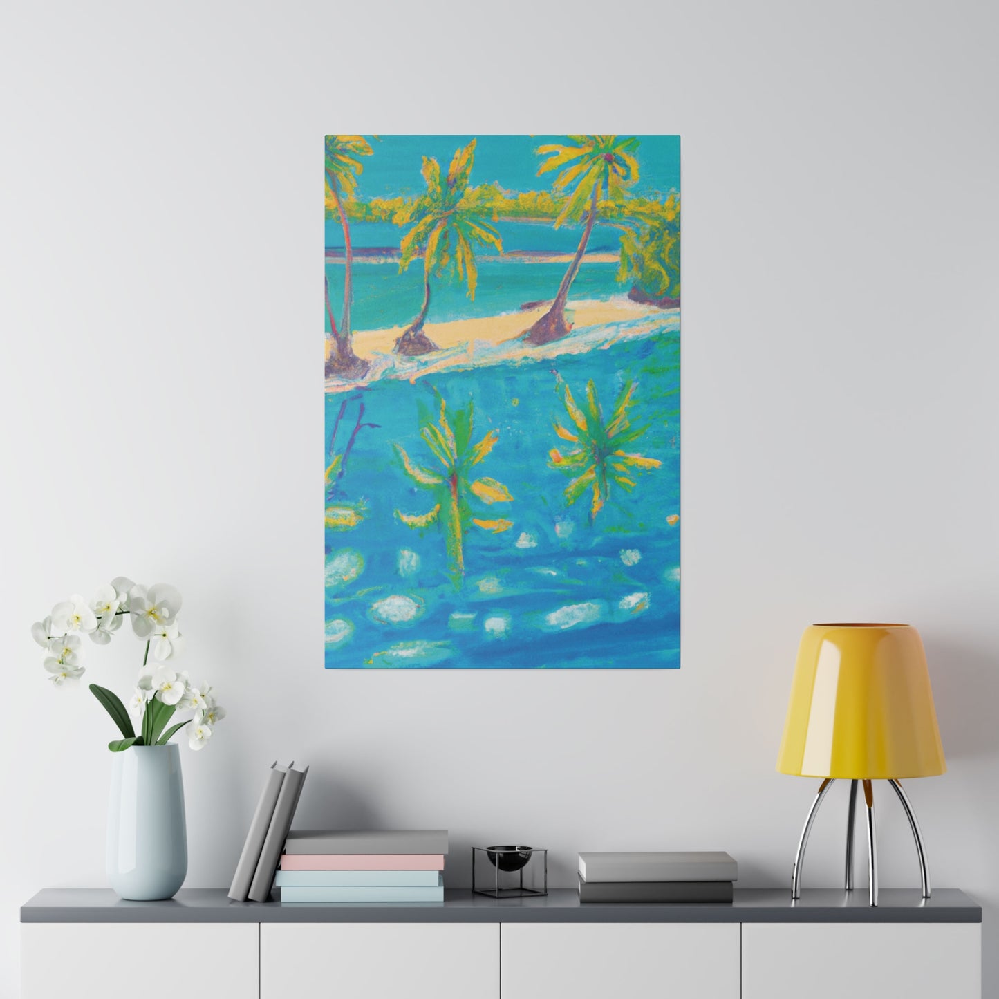 4825R - Bahamas Ocean Painting Print | Bahamas | Ocean | Beach | Poster | Home Decor | Wall Art | Canvas