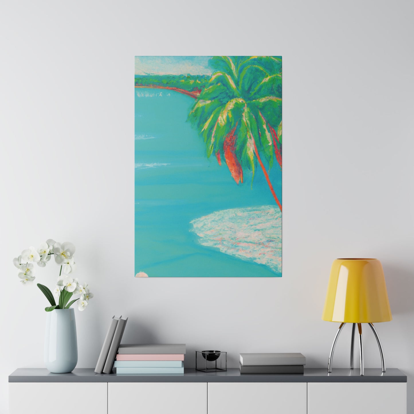 6263D - Bahamas Ocean Painting Print | Bahamas | Ocean | Beach | Poster | Home Decor | Wall Art | Canvas